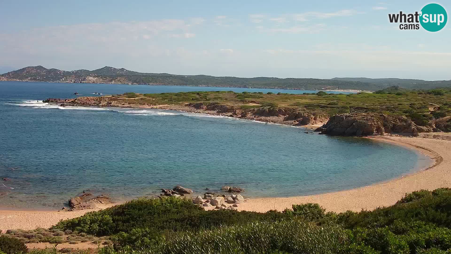 Web kamera uživo Cala Pischina plaža – Aglientu – Sardinija