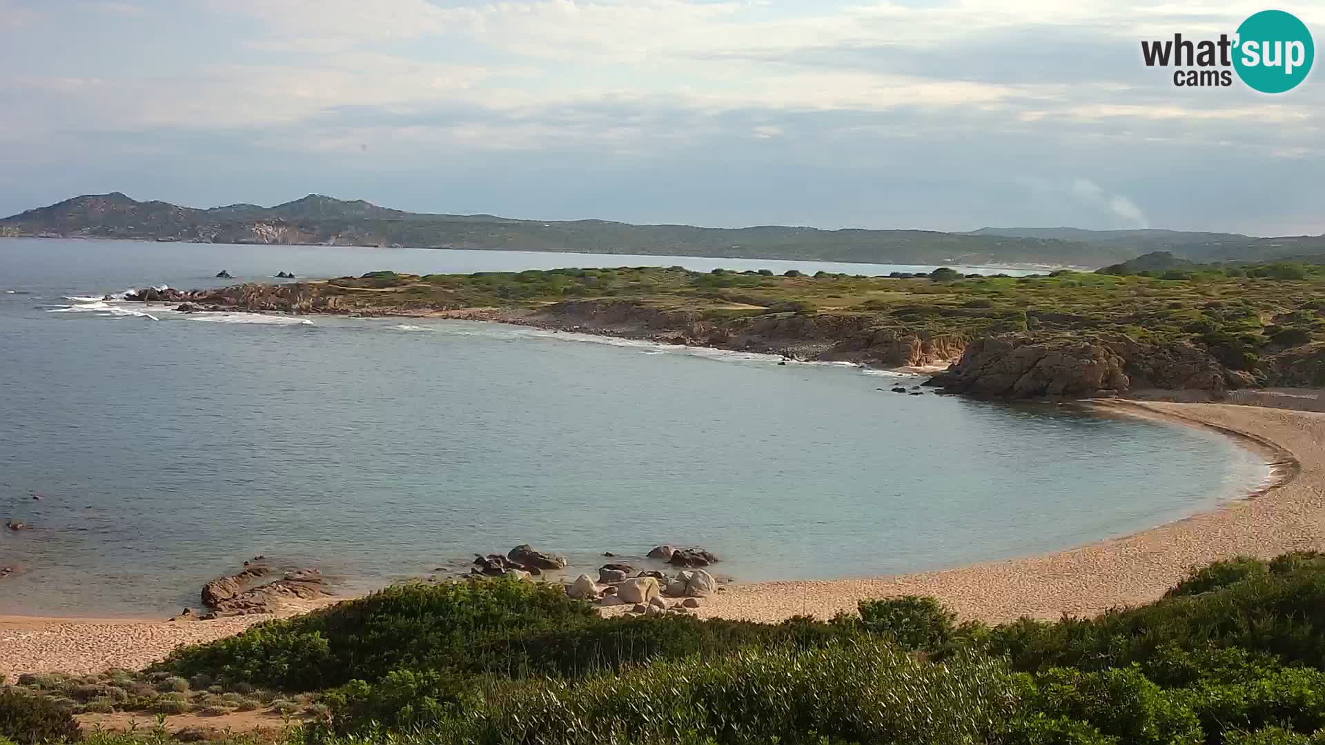 Live webcam Spiaggia di Cala Pischina – Aglientu – Sardegna