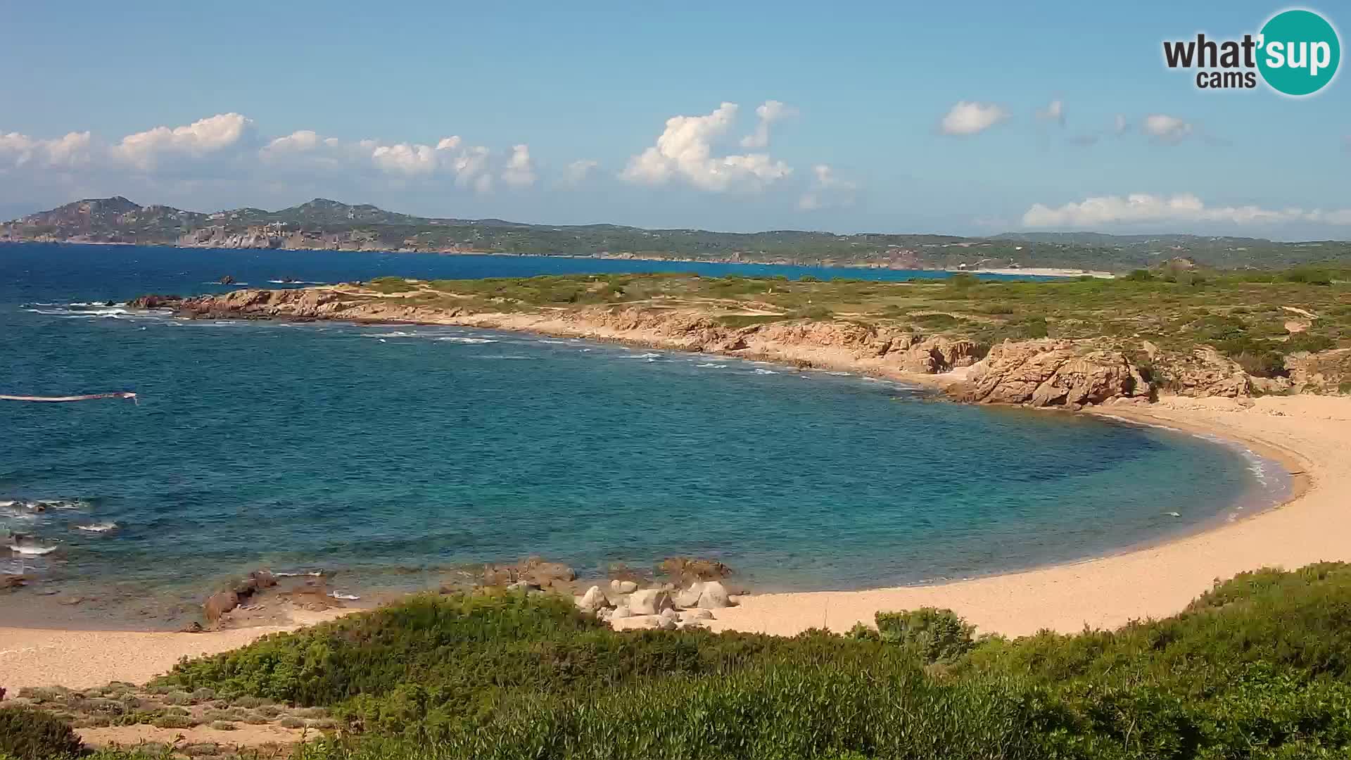 Web kamera uživo Cala Pischina plaža – Aglientu – Sardinija