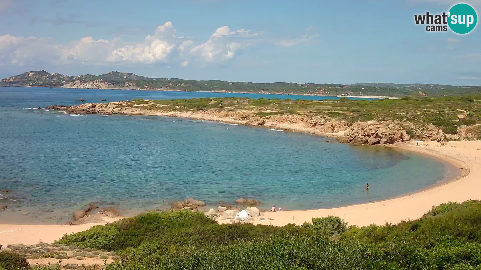 Live webcam Cala Pischina beach – Aglientu – Sardinia