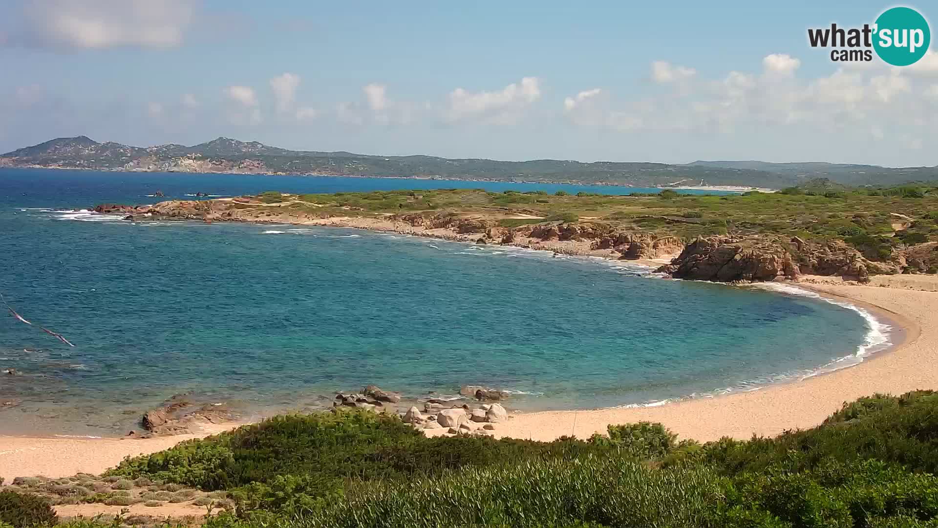 Webcam en direct Plage de Cala Pischina – Aglientu – Sardaigne