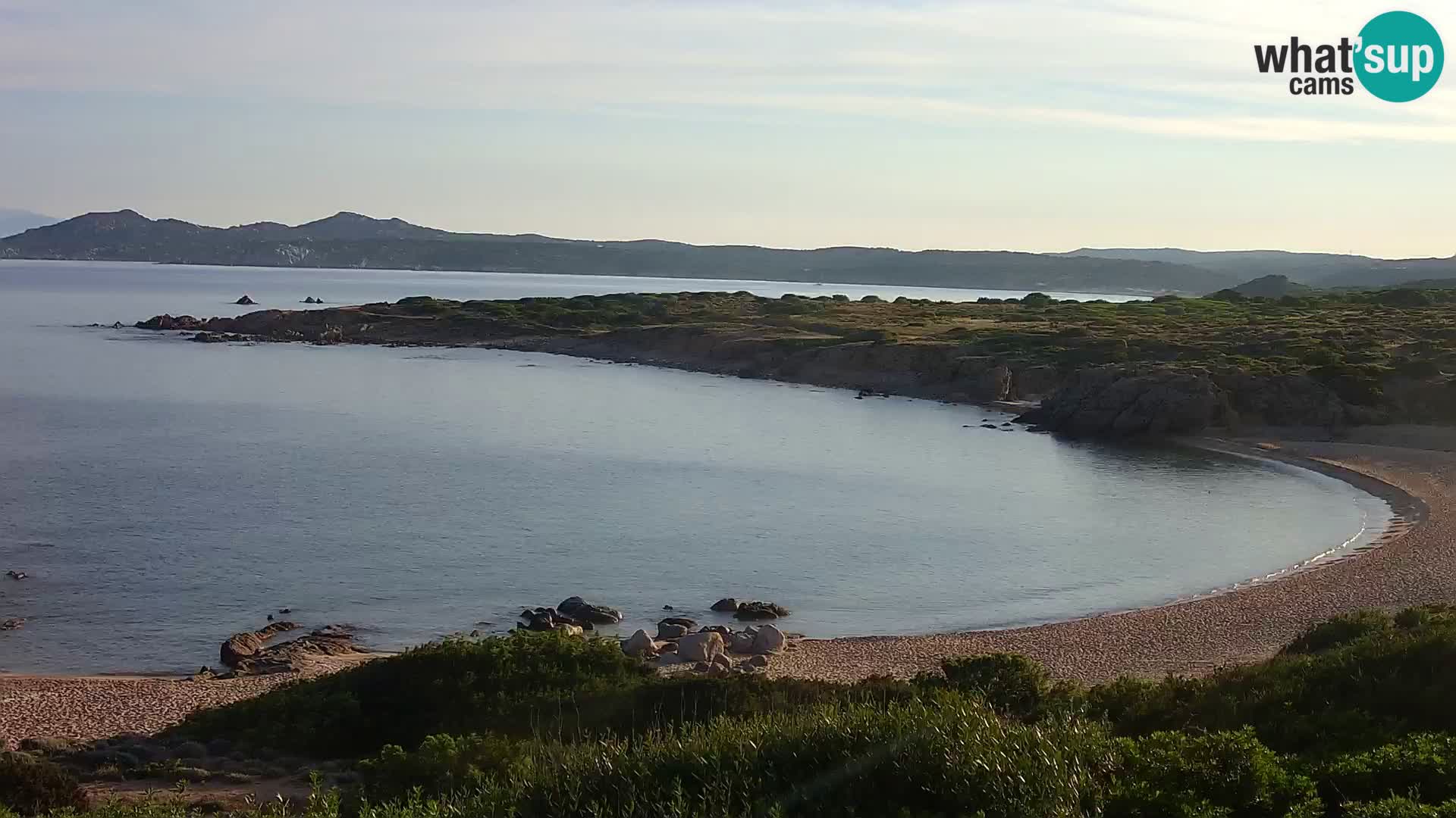 Cámara web en vivo Playa de Cala Pischina – Aglientu – Cerdeña