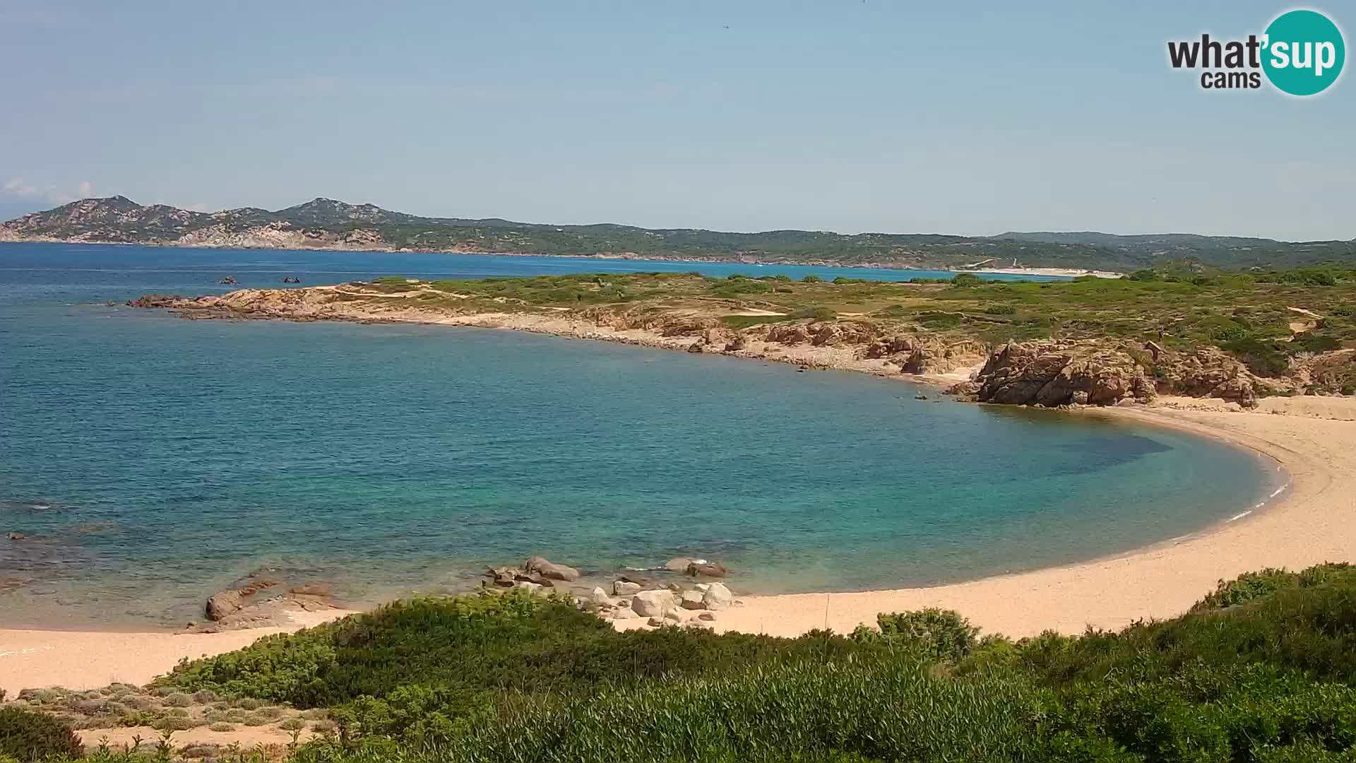 Webcam en direct Plage de Cala Pischina – Aglientu – Sardaigne
