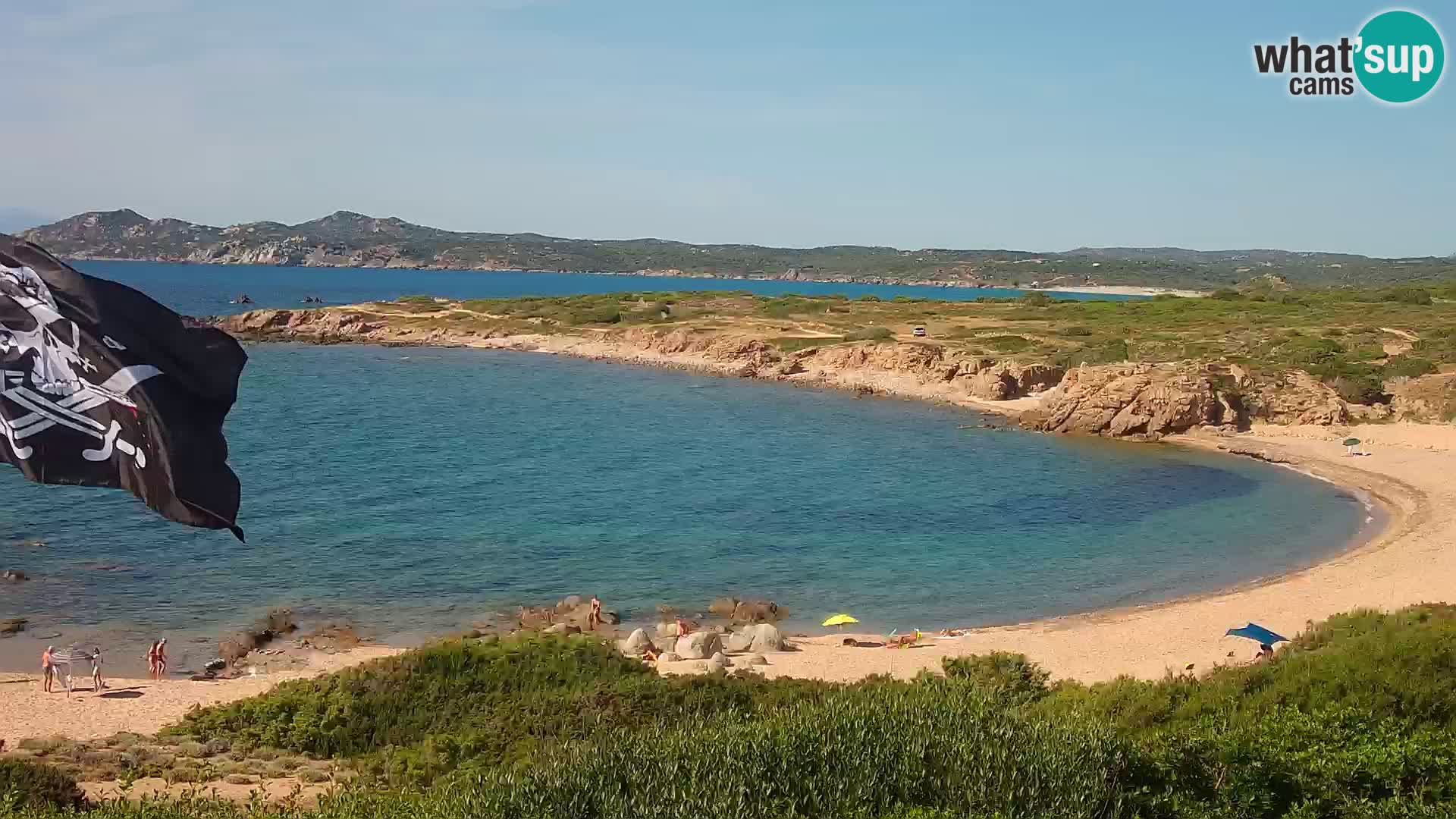 Web kamera uživo Cala Pischina plaža – Aglientu – Sardinija