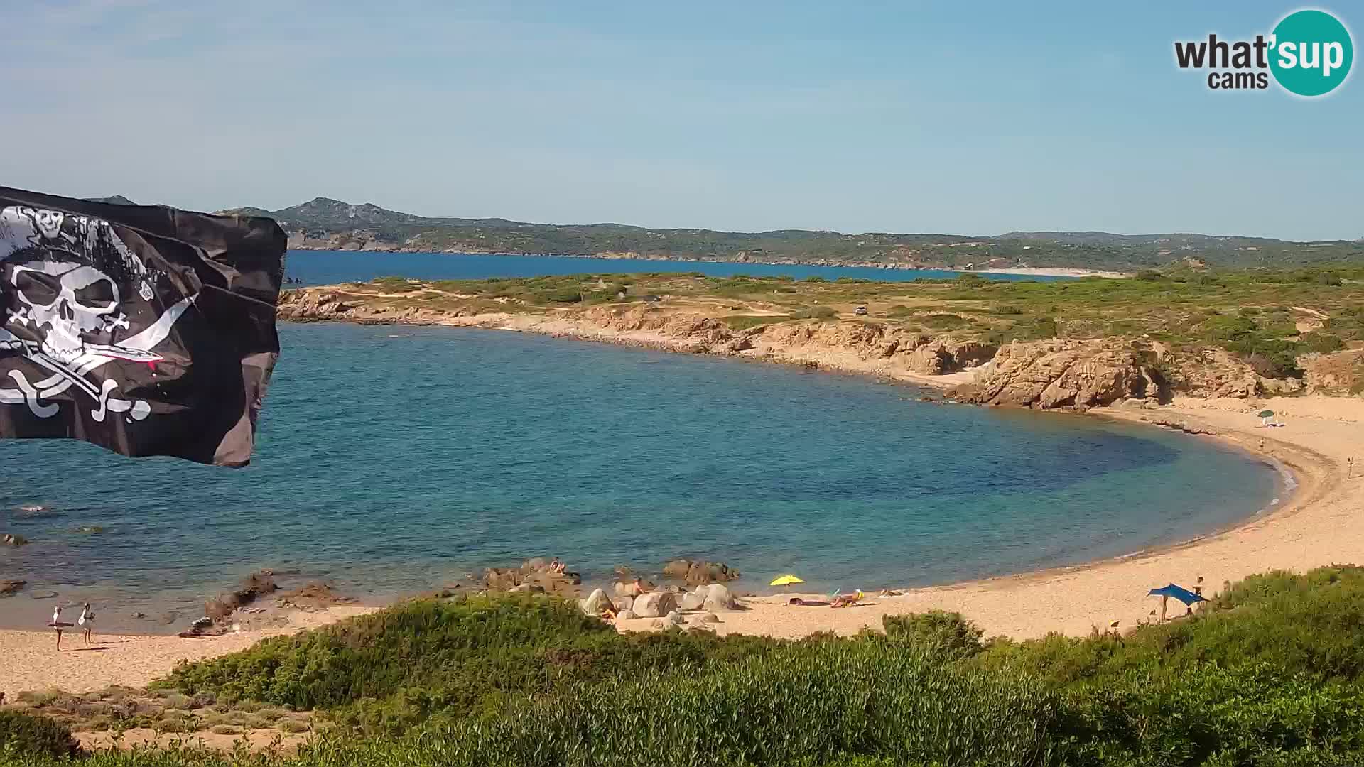 Webcam en direct Plage de Cala Pischina – Aglientu – Sardaigne