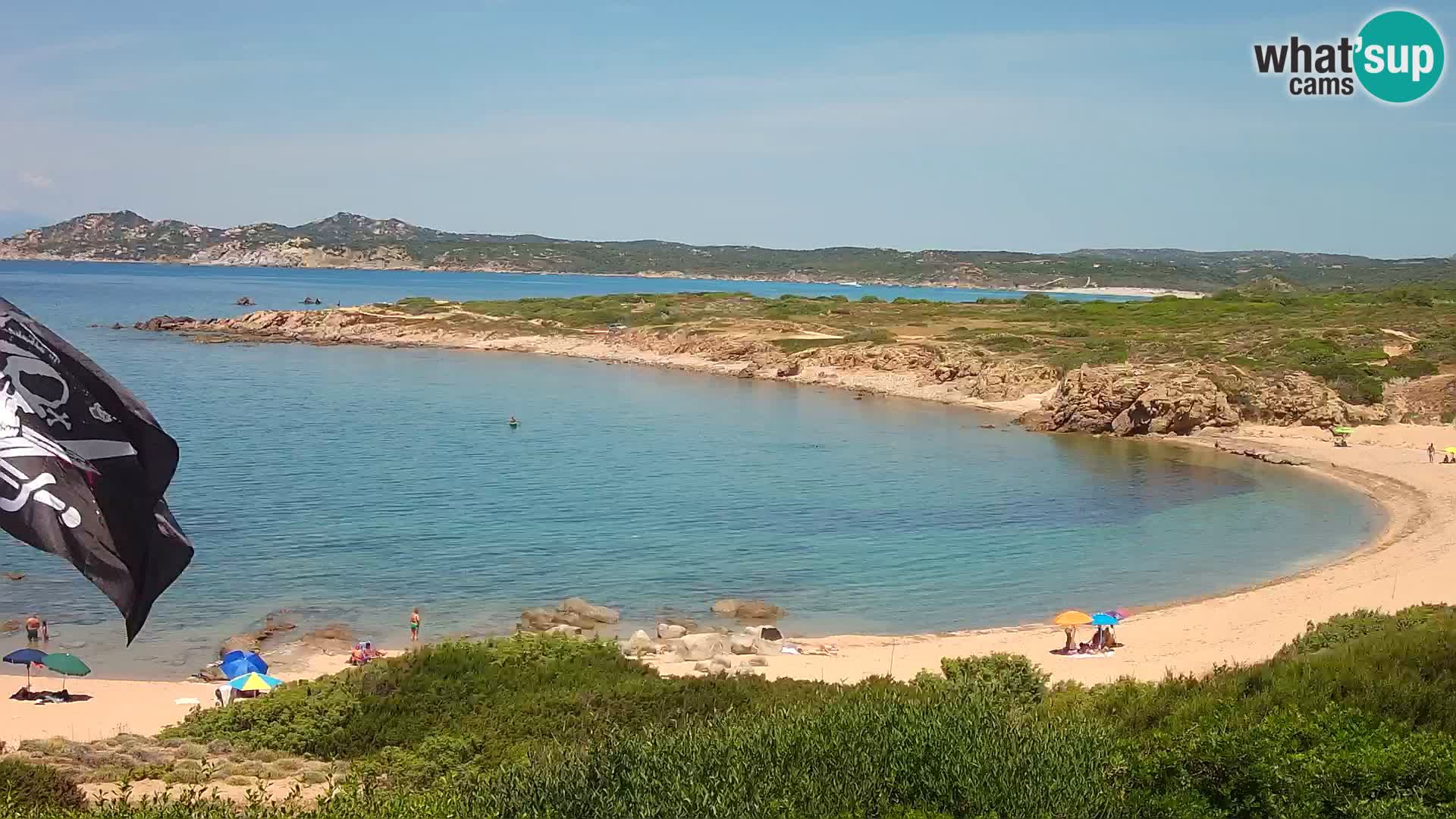 Live Webcam Strand Cala Pischina – Aglientu – Sardinien