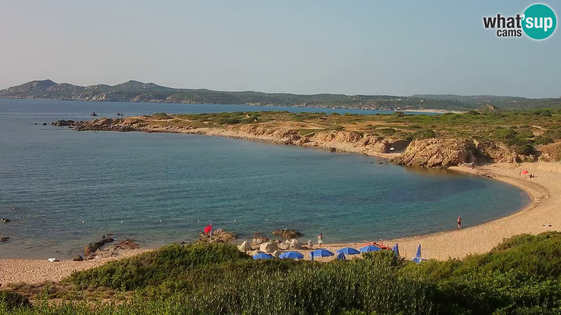 Live webcam Cala Pischina beach – Aglientu – Sardinia