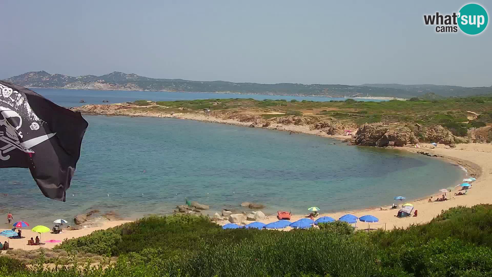 Live webcam Cala Pischina beach – Aglientu – Sardinia
