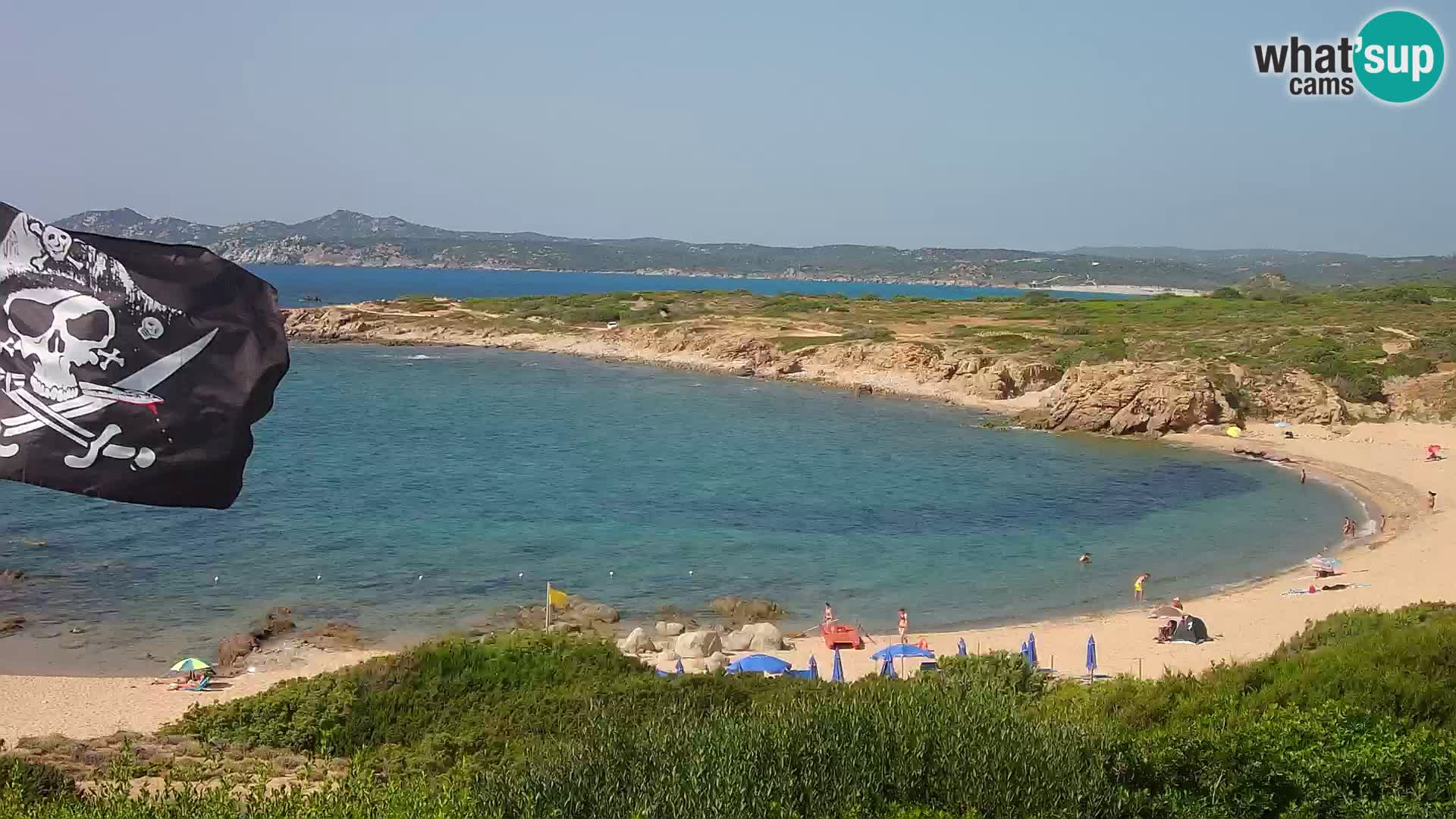 Live webcam Cala Pischina beach – Aglientu – Sardinia