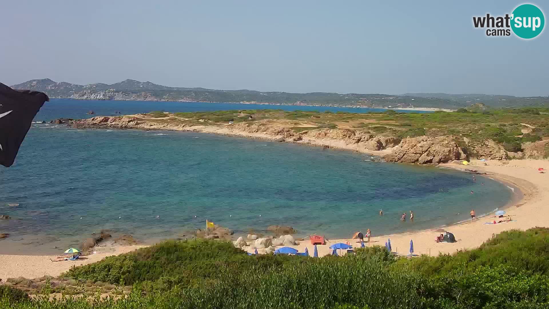Live webcam Cala Pischina beach – Aglientu – Sardinia