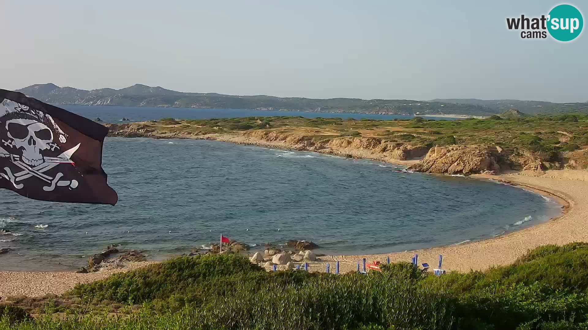 Live webcam Cala Pischina beach – Aglientu – Sardinia