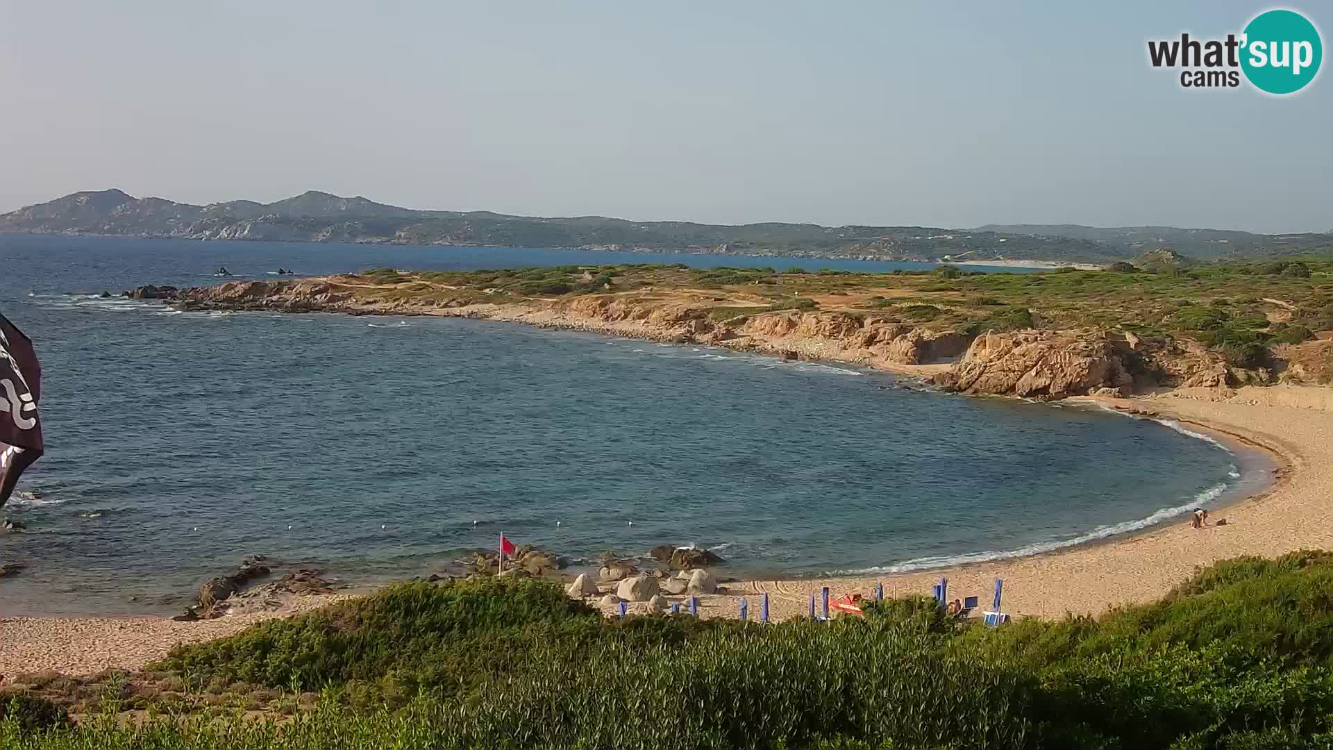 Live webcam Cala Pischina beach – Aglientu – Sardinia