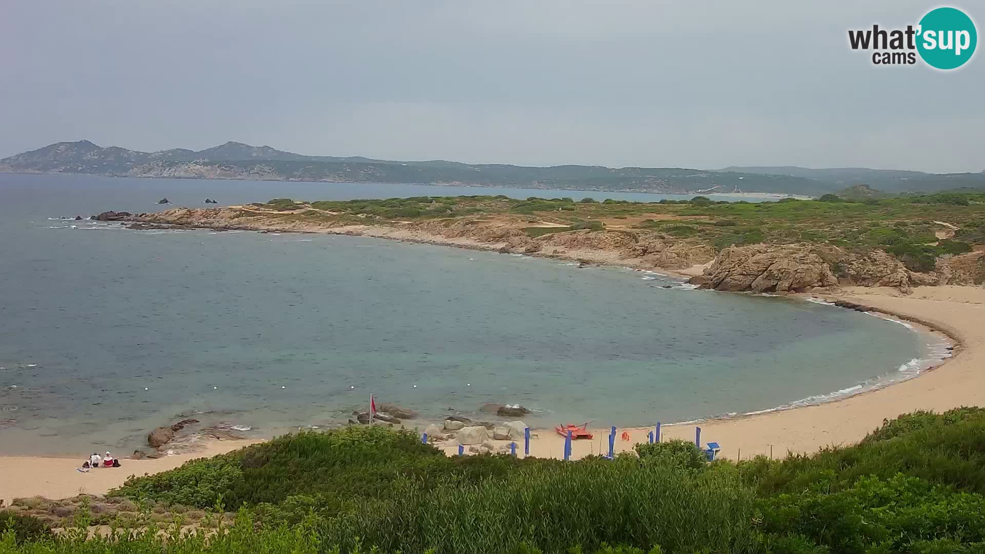 Webcam en direct Plage de Cala Pischina – Aglientu – Sardaigne