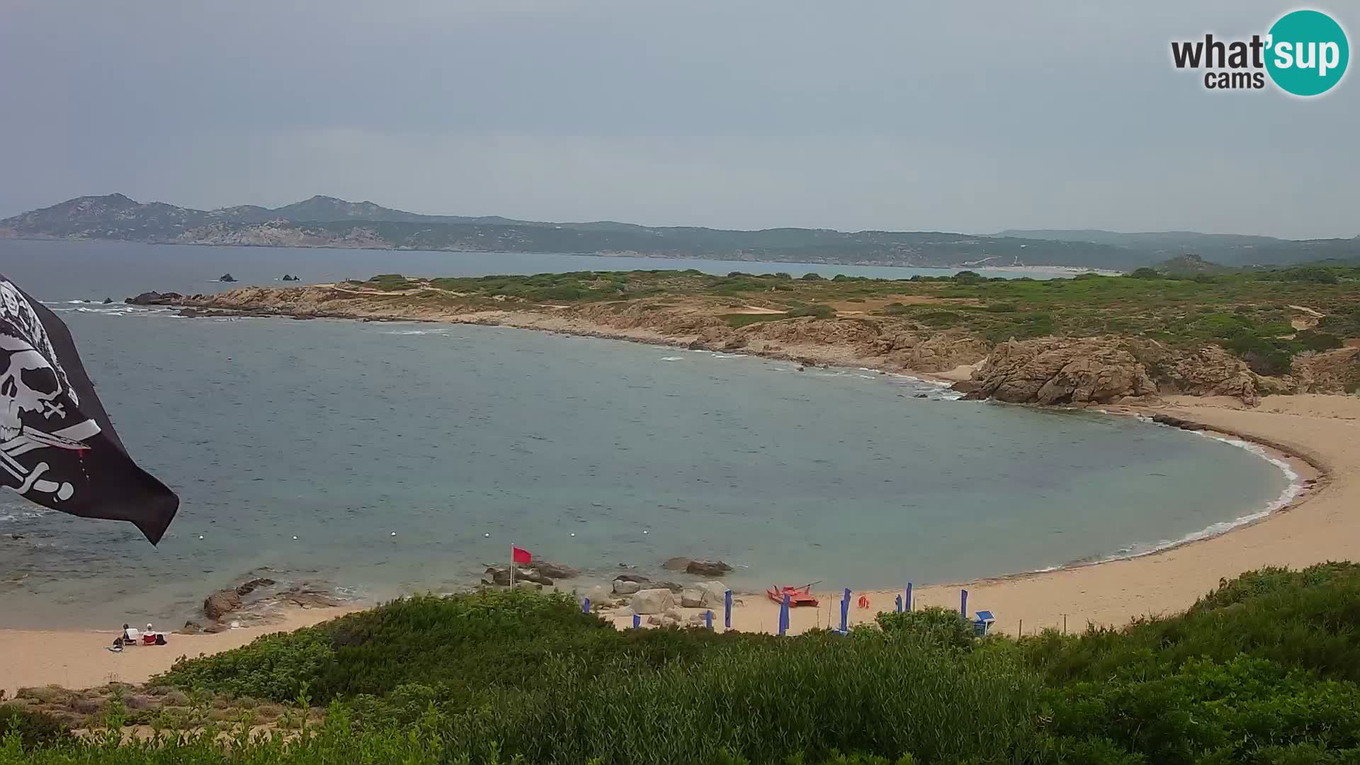 Live webcam Spiaggia di Cala Pischina – Aglientu – Sardegna