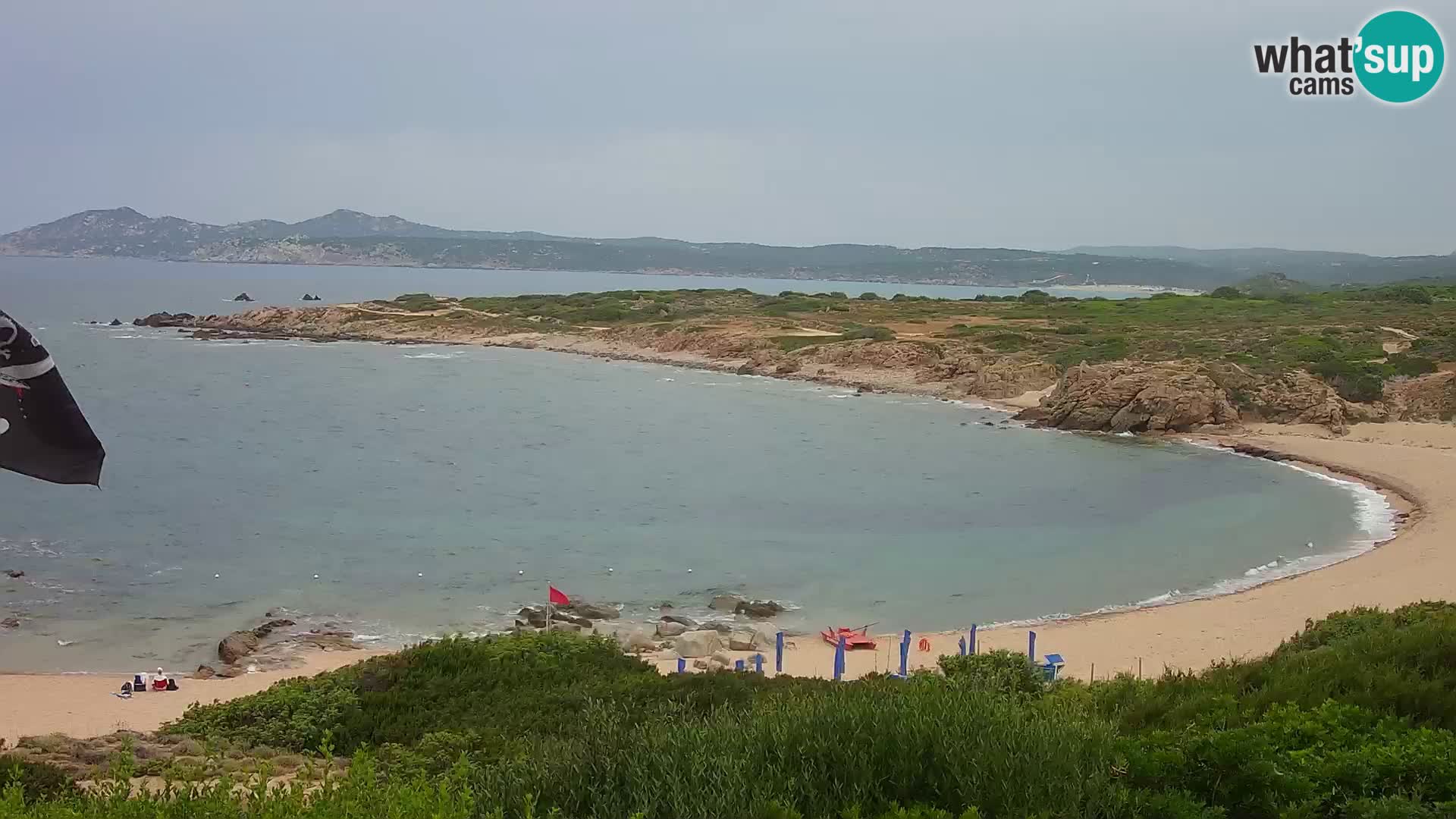 Web kamera uživo Cala Pischina plaža – Aglientu – Sardinija