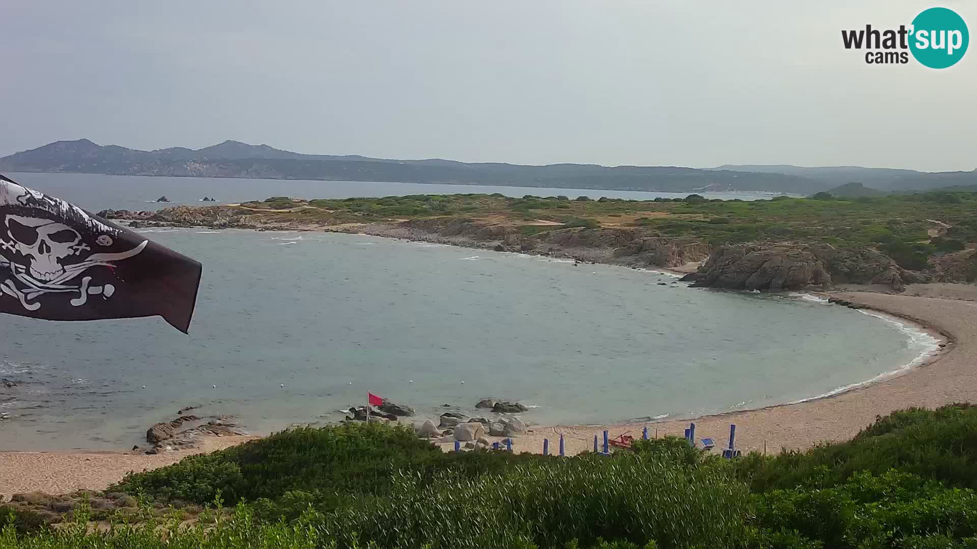 Web kamera uživo Cala Pischina plaža – Aglientu – Sardinija