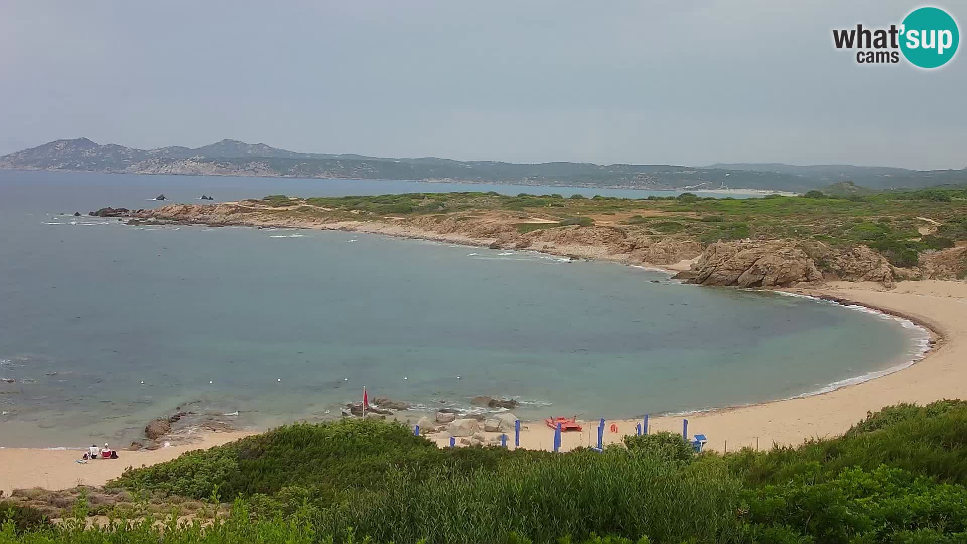 Webcam en direct Plage de Cala Pischina – Aglientu – Sardaigne