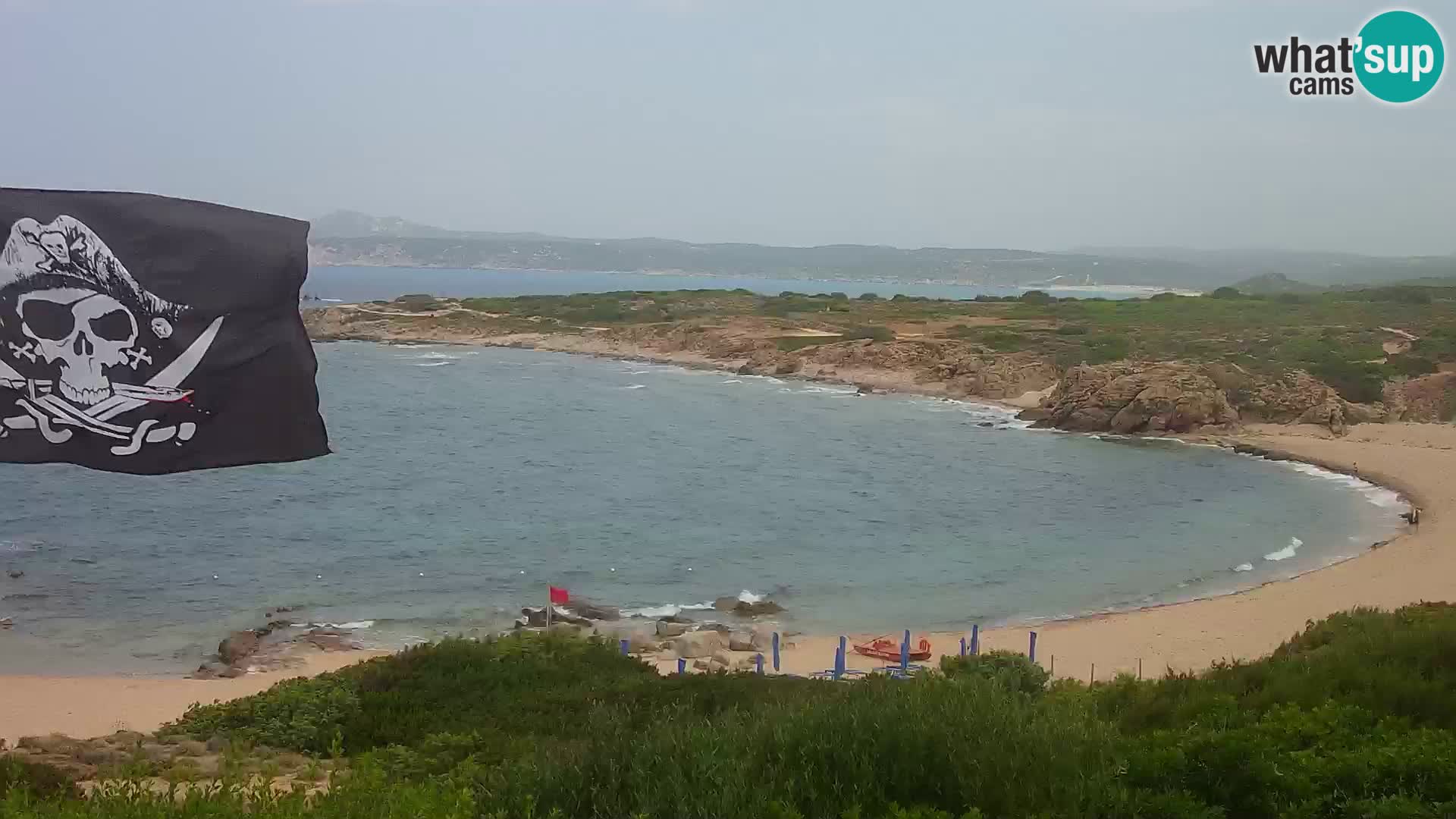 Live webcam Spiaggia di Cala Pischina – Aglientu – Sardegna