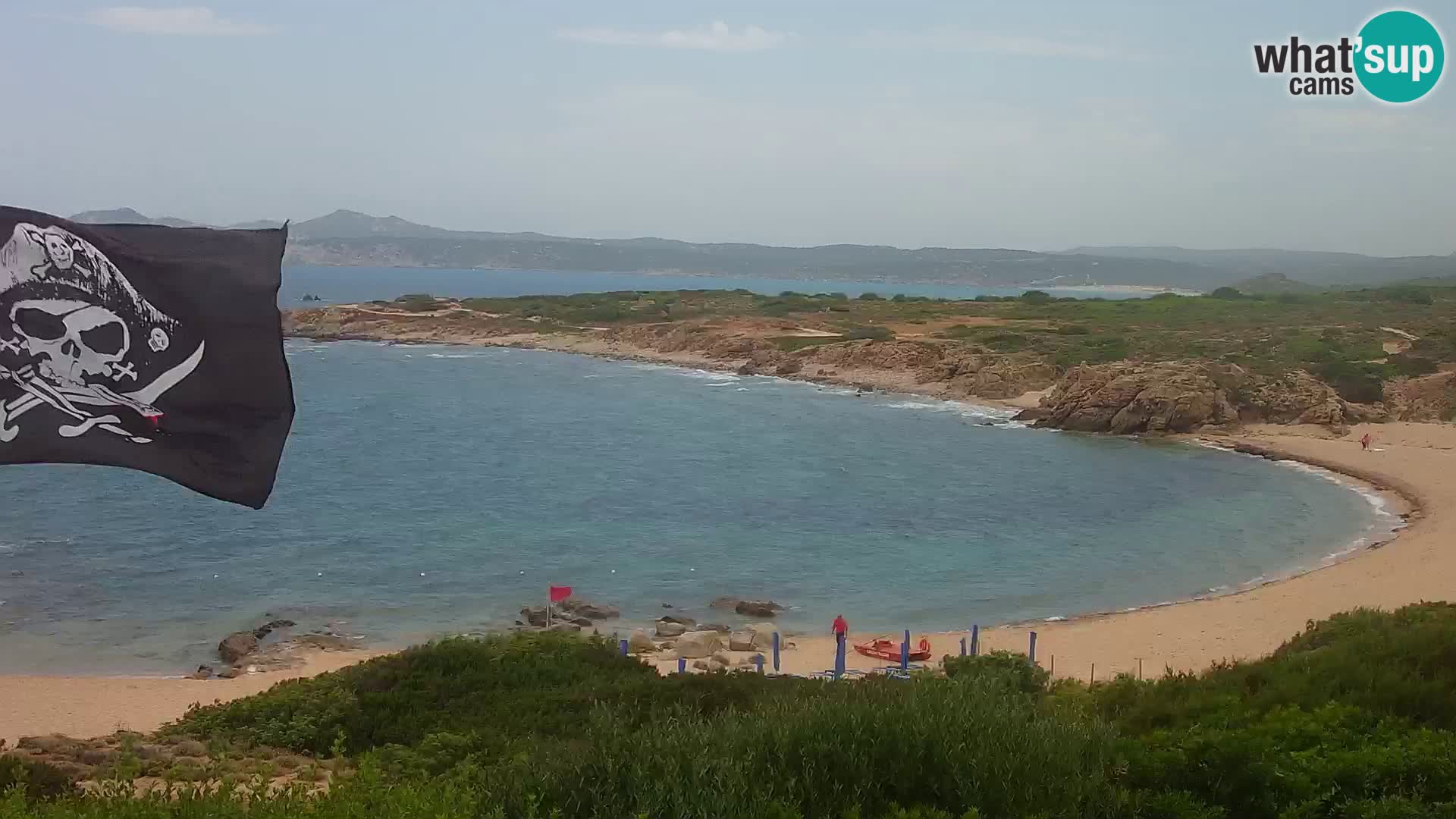 Webcam en direct Plage de Cala Pischina – Aglientu – Sardaigne