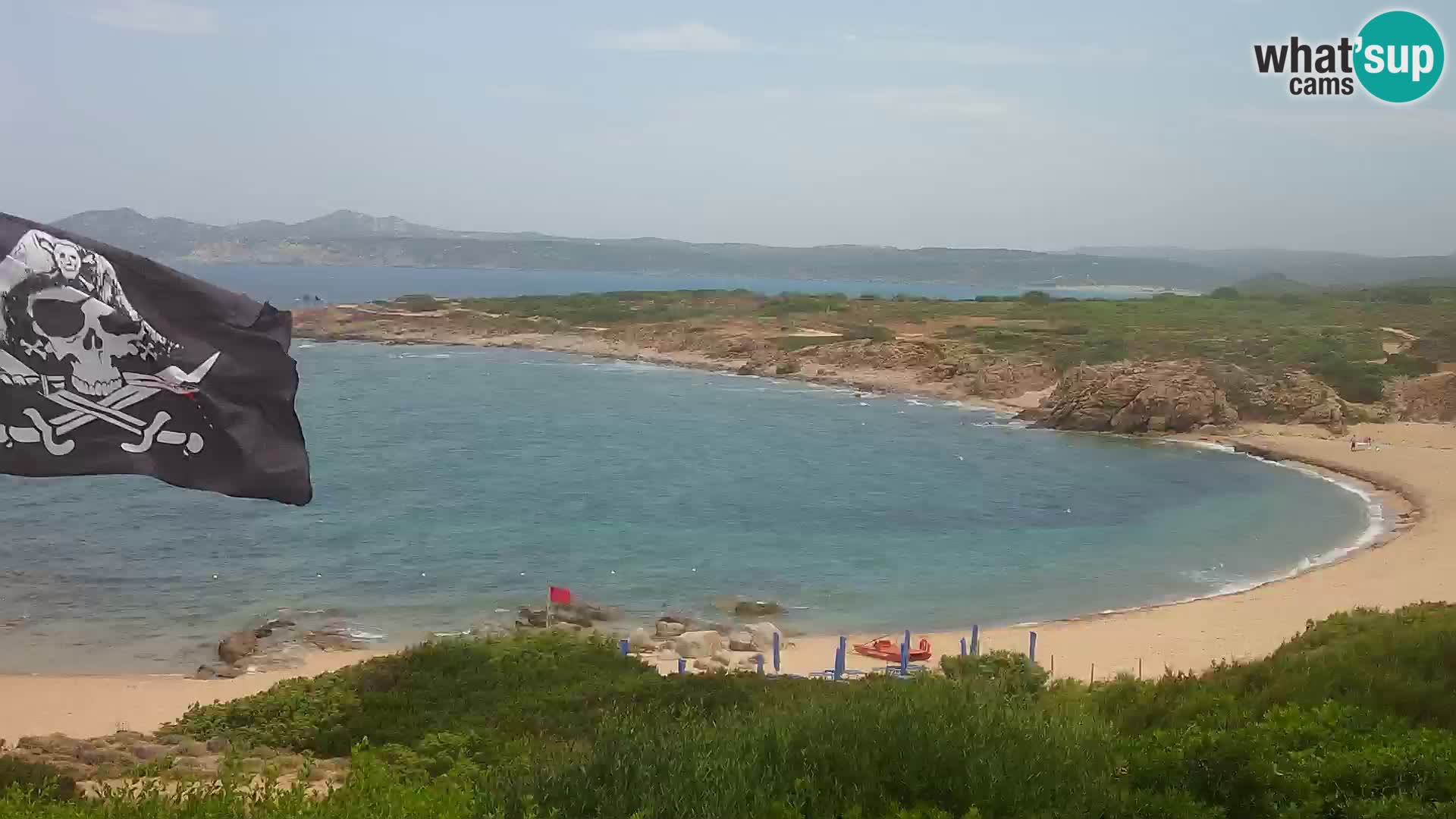 Live webcam Spiaggia di Cala Pischina – Aglientu – Sardegna