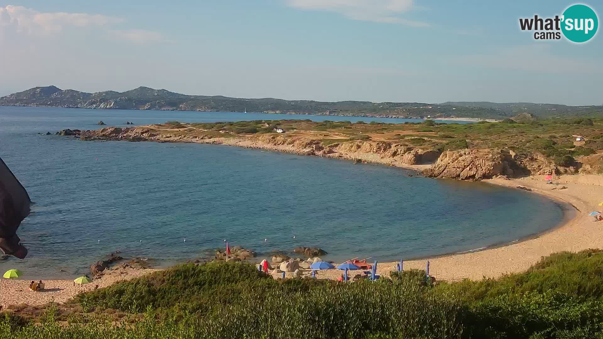 Web kamera uživo Cala Pischina plaža – Aglientu – Sardinija