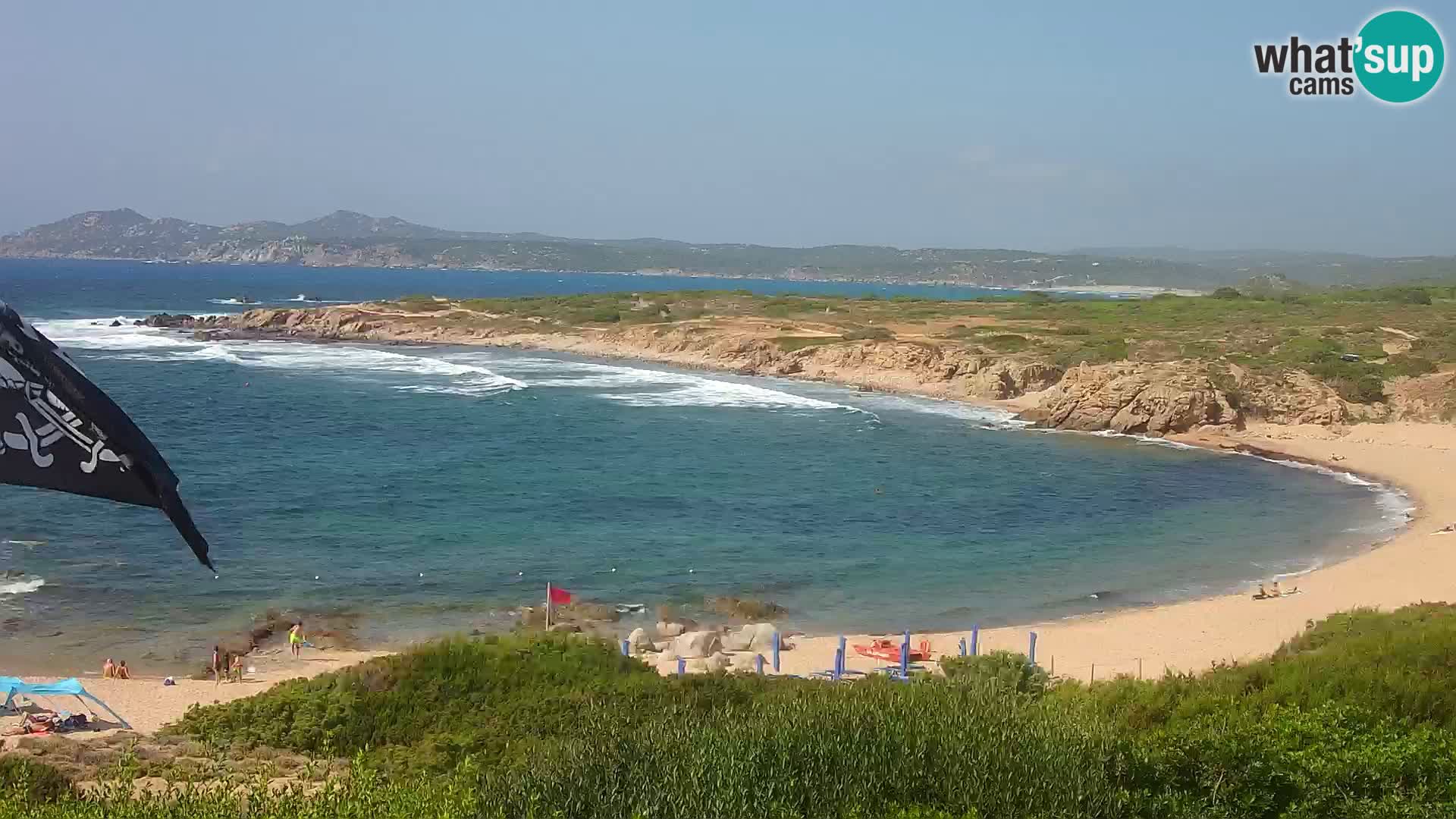 Web kamera uživo Cala Pischina plaža – Aglientu – Sardinija