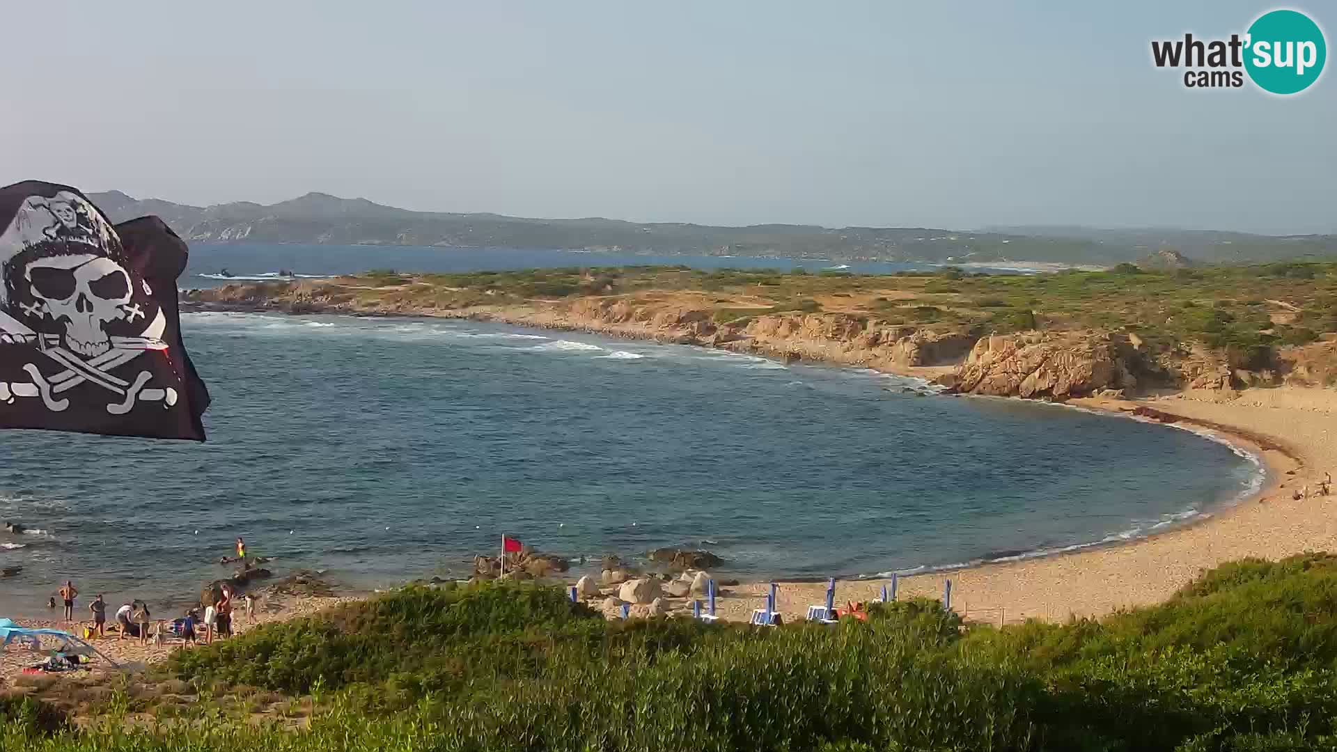 Live webcam Cala Pischina beach – Aglientu – Sardinia