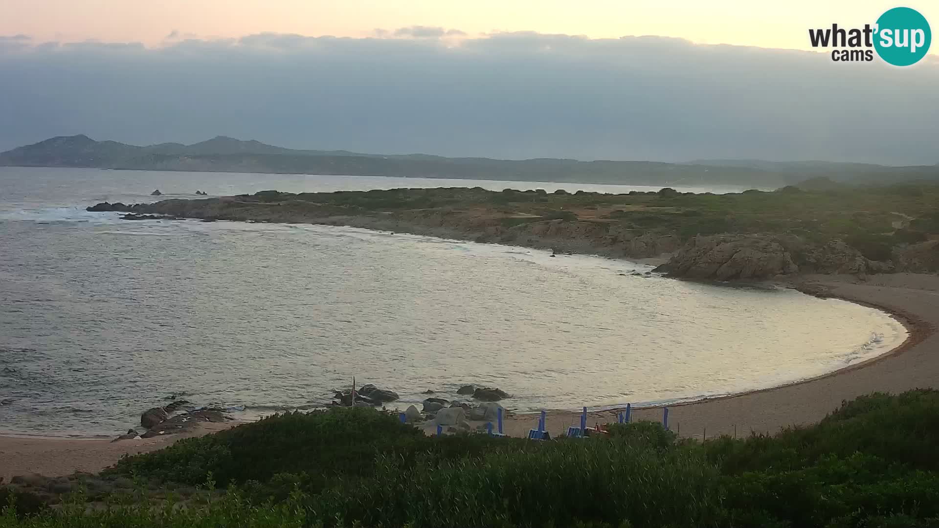 Cámara web en vivo Playa de Cala Pischina – Aglientu – Cerdeña