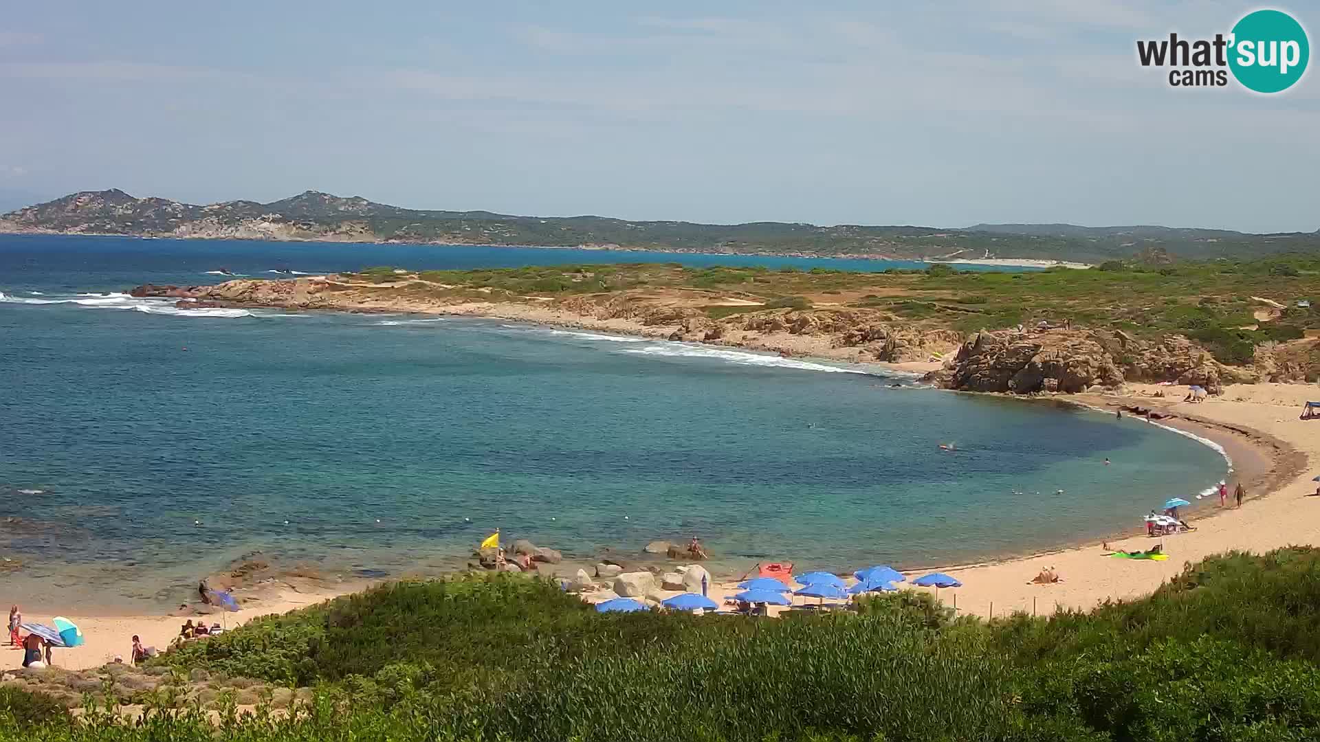 Live webcam Cala Pischina beach – Aglientu – Sardinia