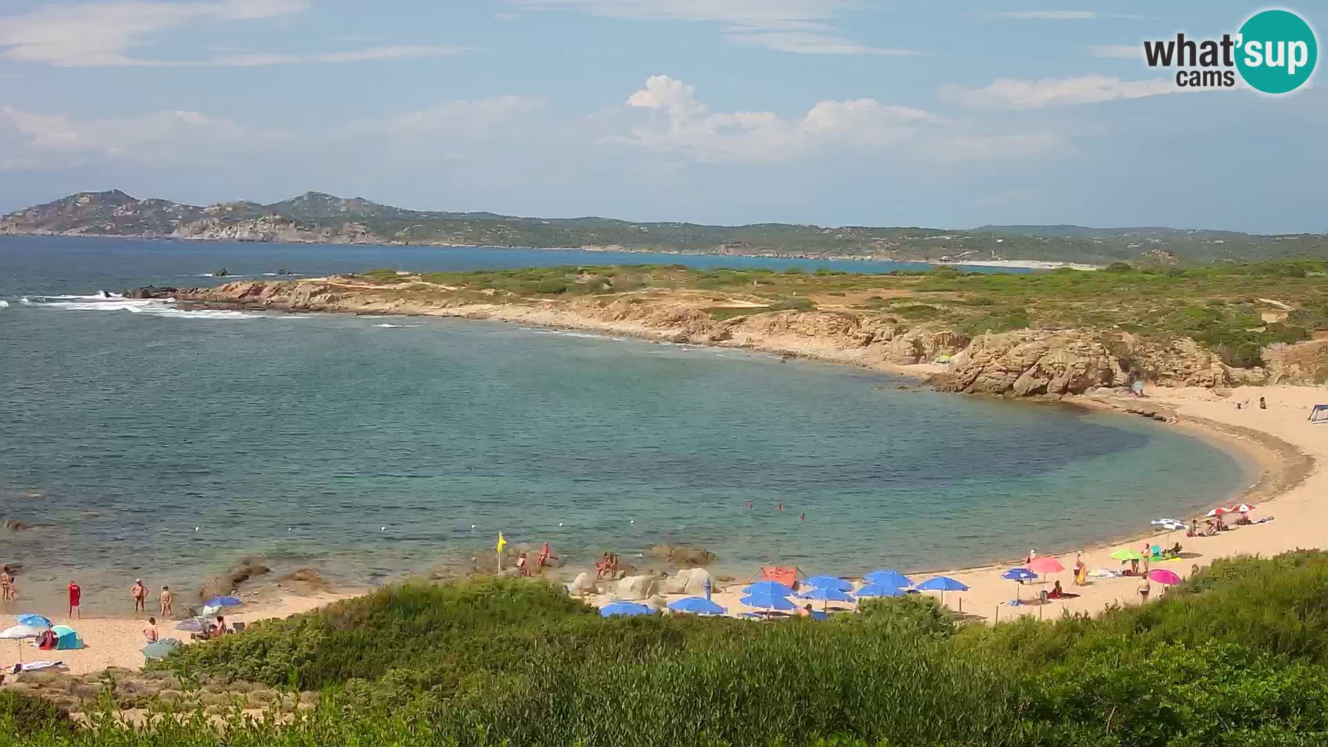 Live webcam Cala Pischina beach – Aglientu – Sardinia