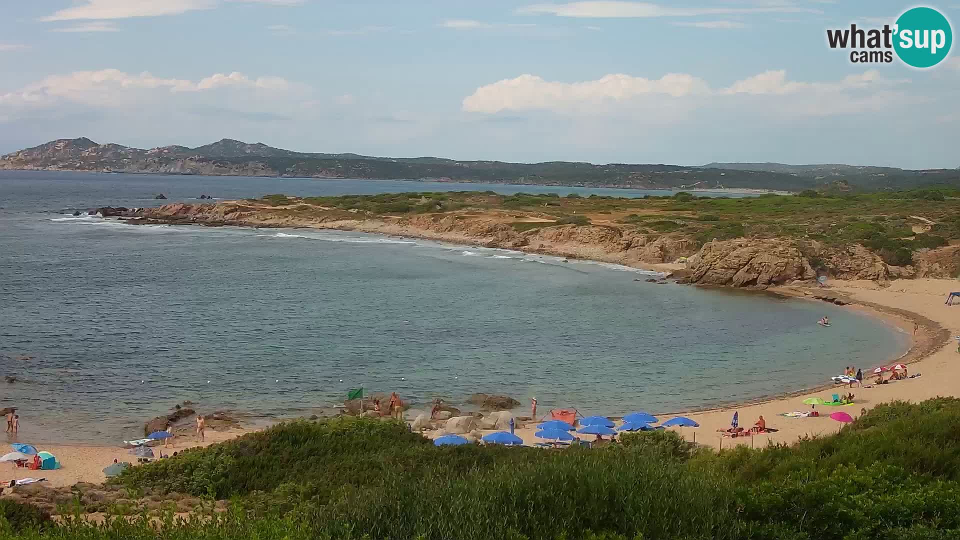 Live webcam Cala Pischina beach – Aglientu – Sardinia