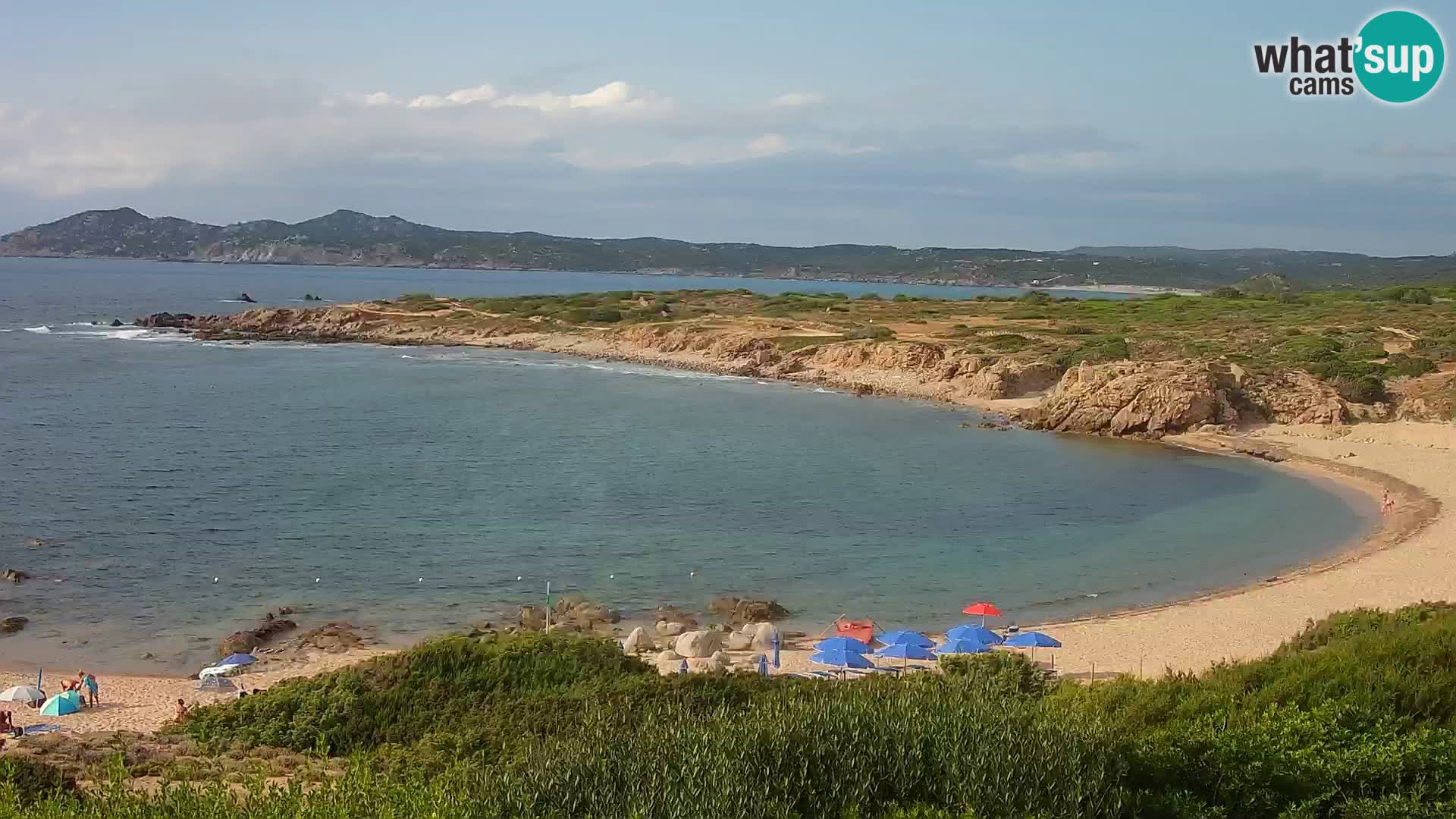 Live webcam Cala Pischina beach – Aglientu – Sardinia