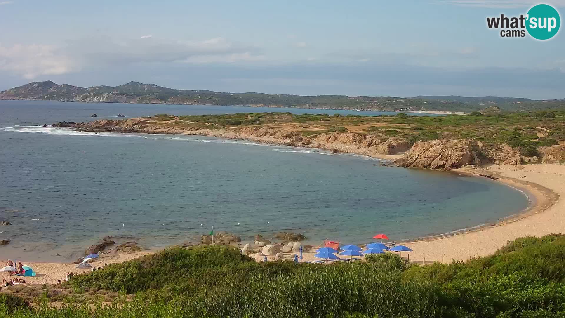 Live webcam Cala Pischina beach – Aglientu – Sardinia