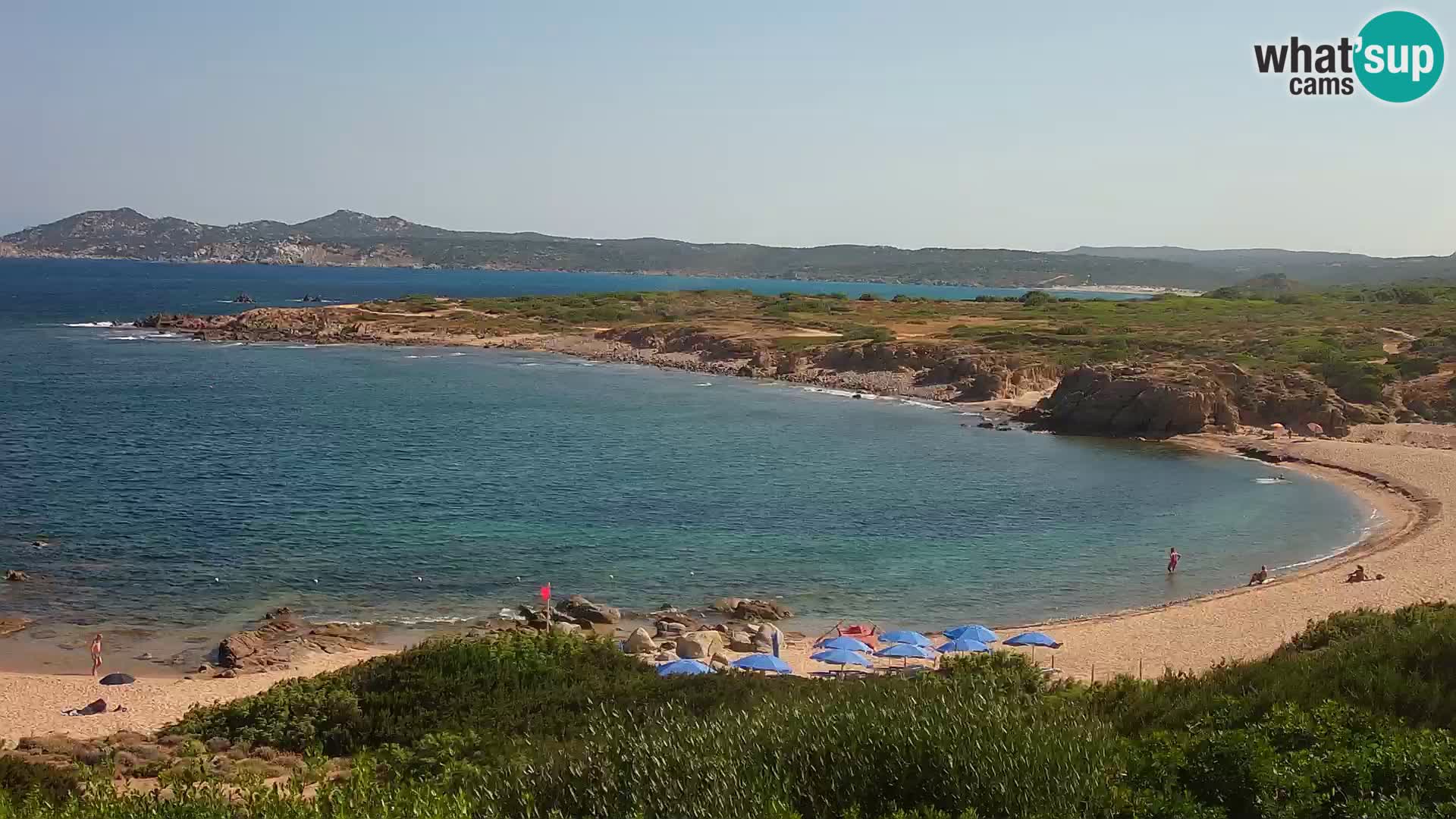 Live webcam Cala Pischina beach – Aglientu – Sardinia
