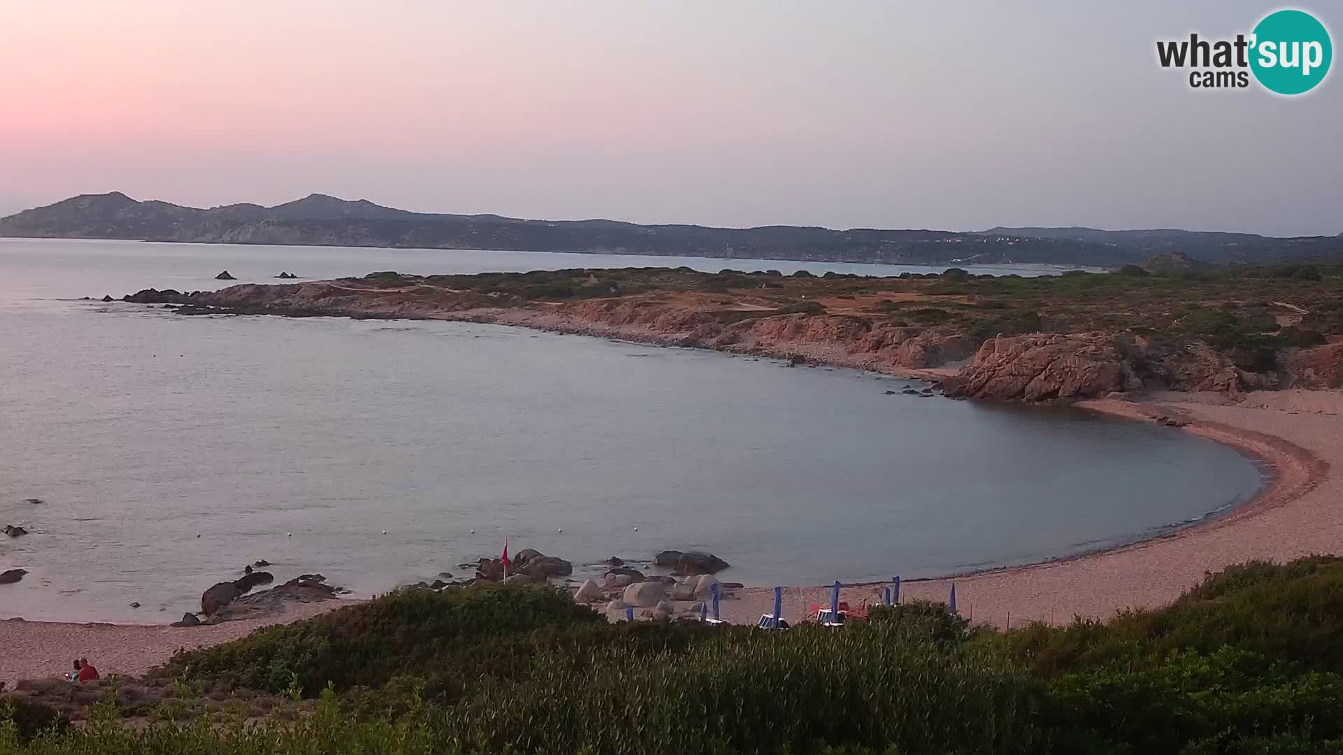 Live webcam Cala Pischina beach – Aglientu – Sardinia