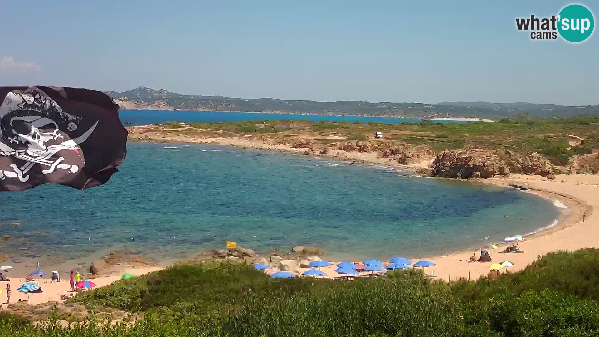 Live webcam Spiaggia di Cala Pischina – Aglientu – Sardegna