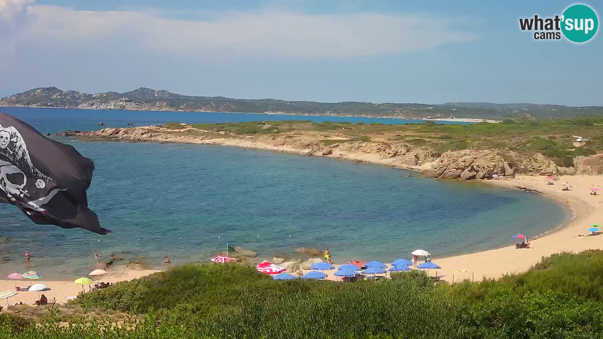 Live webcam Spiaggia di Cala Pischina – Aglientu – Sardegna