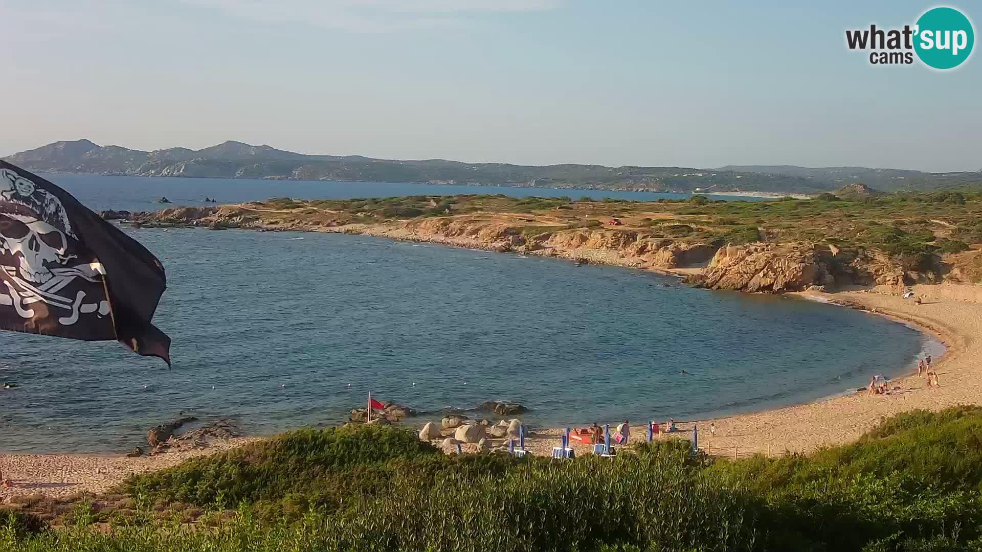 Live webcam Cala Pischina beach – Aglientu – Sardinia
