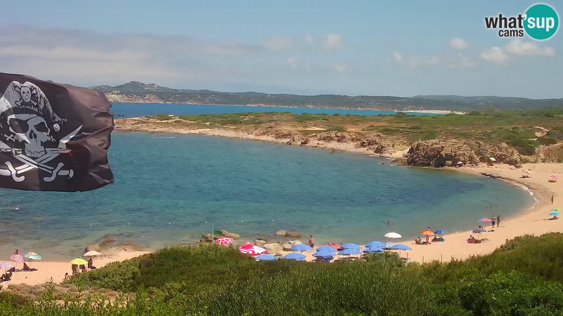 Live webcam Spiaggia di Cala Pischina – Aglientu – Sardegna