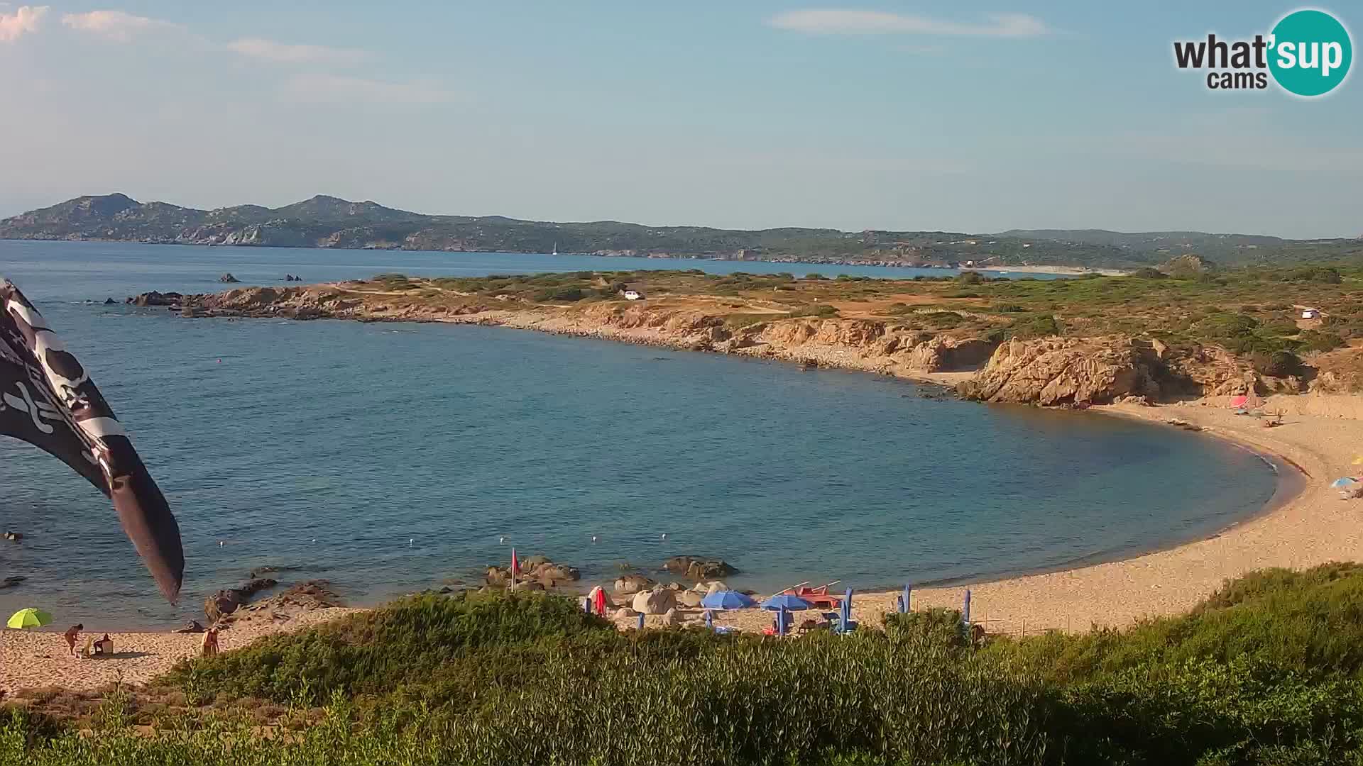 Live webcam Cala Pischina beach – Aglientu – Sardinia