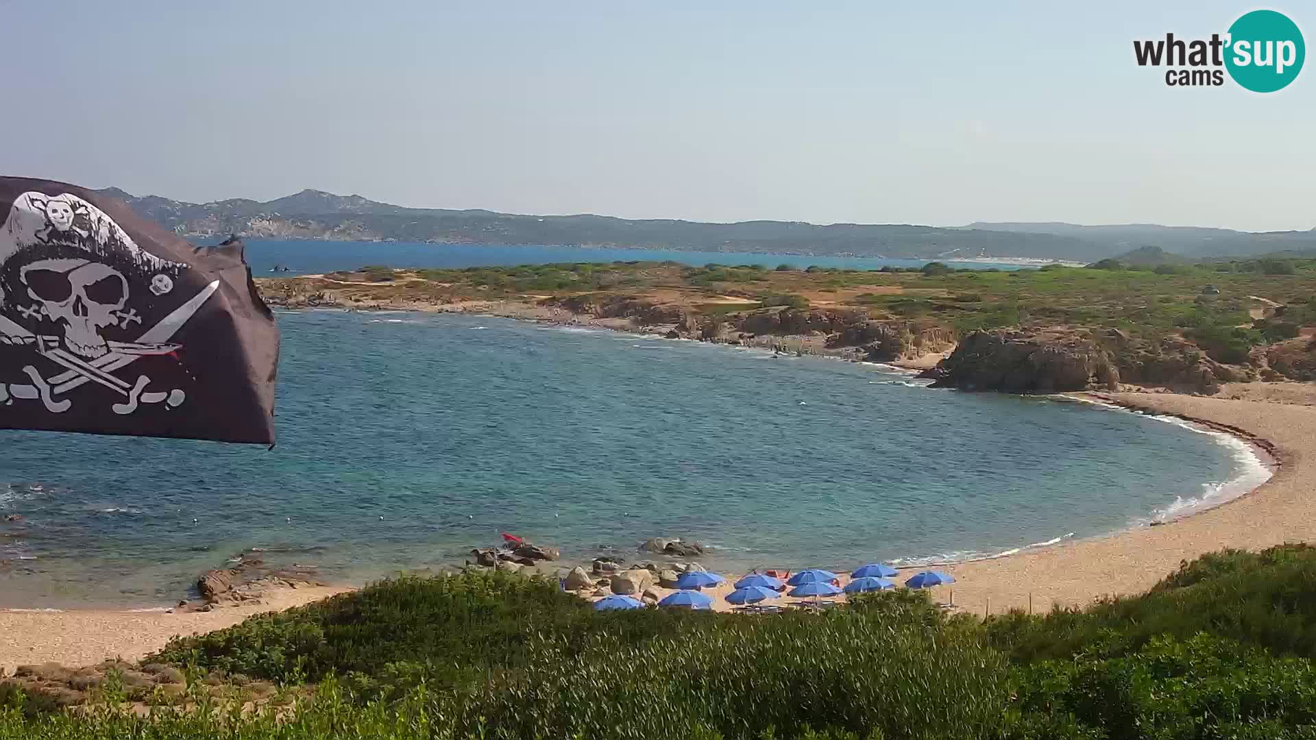 Web kamera uživo Cala Pischina plaža – Aglientu – Sardinija