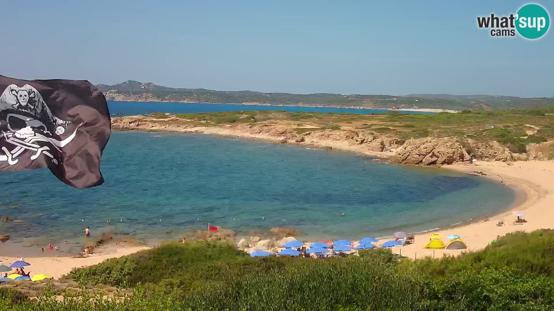 Live webcam Spiaggia di Cala Pischina – Aglientu – Sardegna