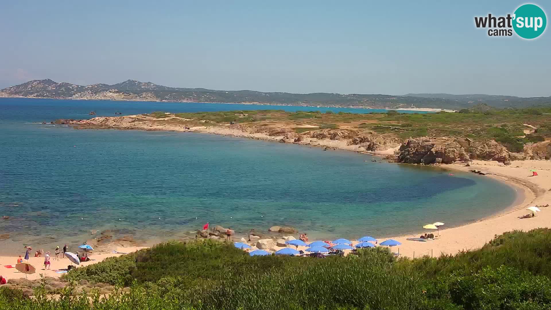 Live webcam Cala Pischina beach – Aglientu – Sardinia