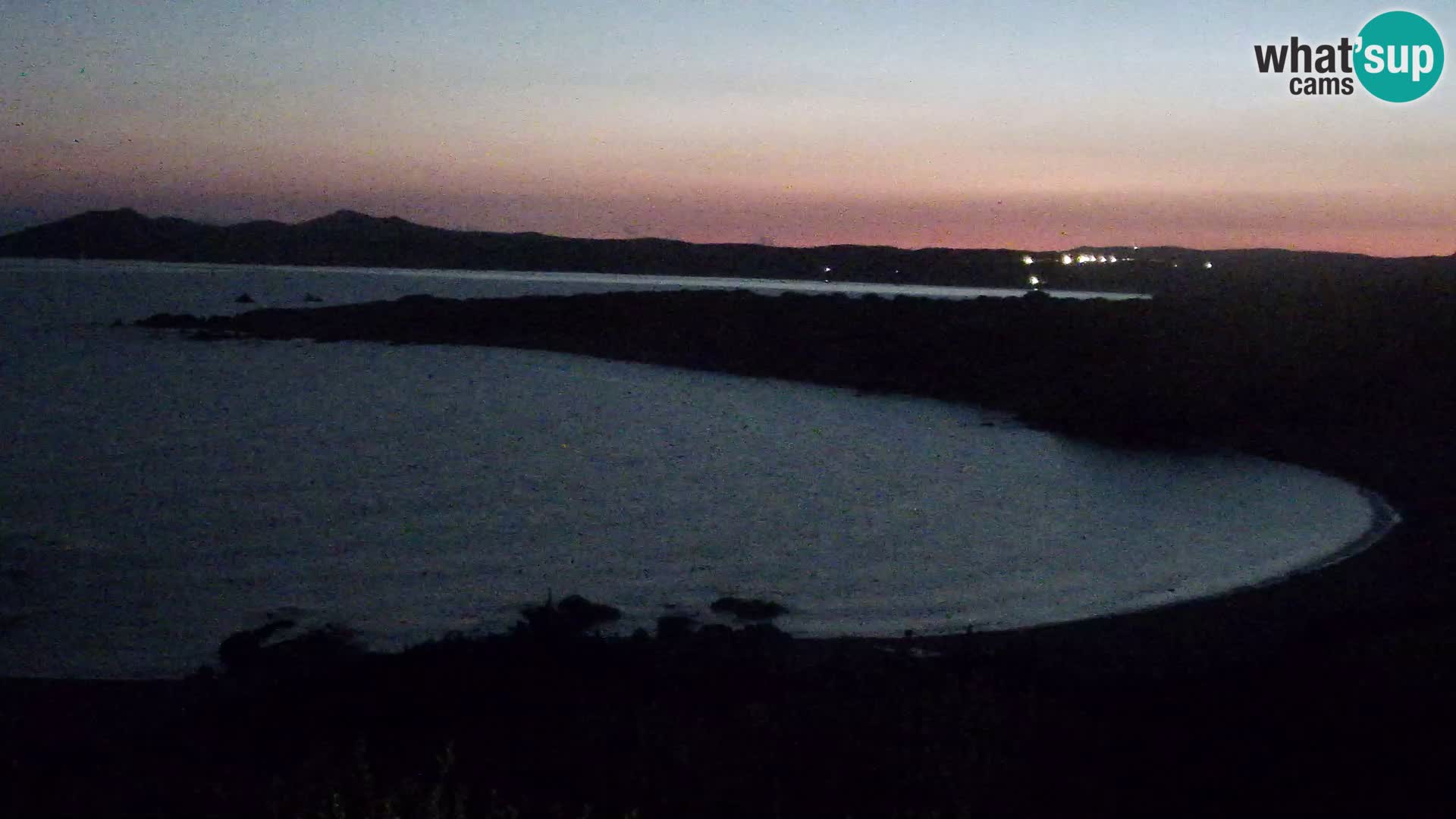 Live webcam Cala Pischina beach – Aglientu – Sardinia