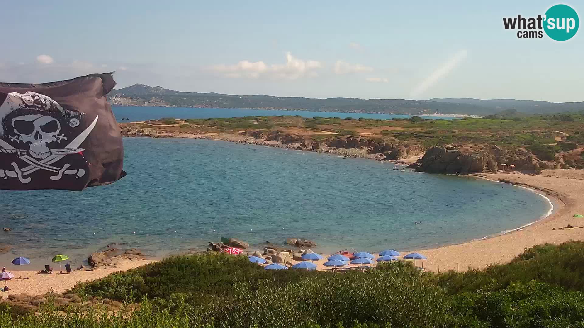 Live webcam Spiaggia di Cala Pischina – Aglientu – Sardegna