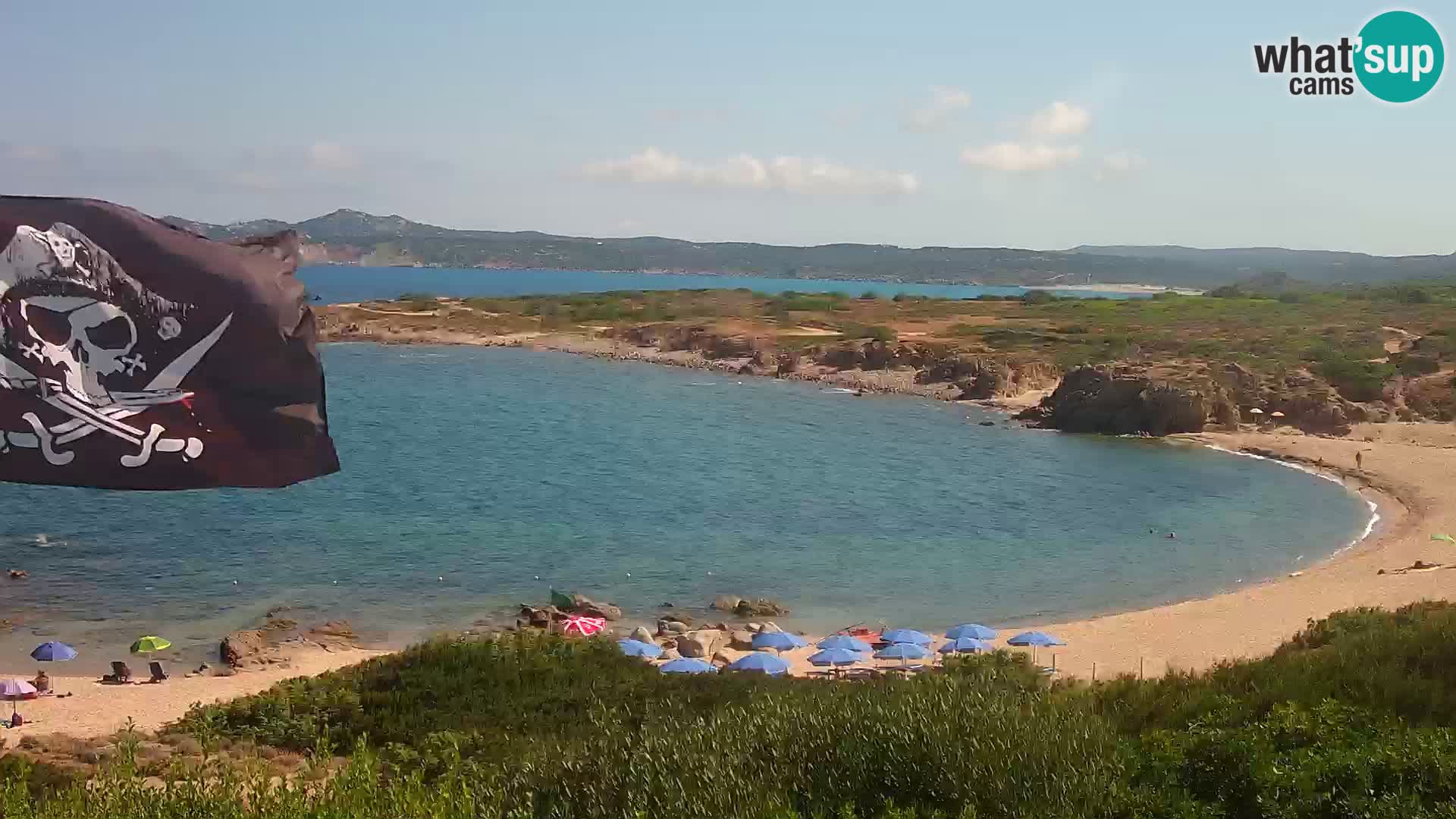 Live webcam Spiaggia di Cala Pischina – Aglientu – Sardegna