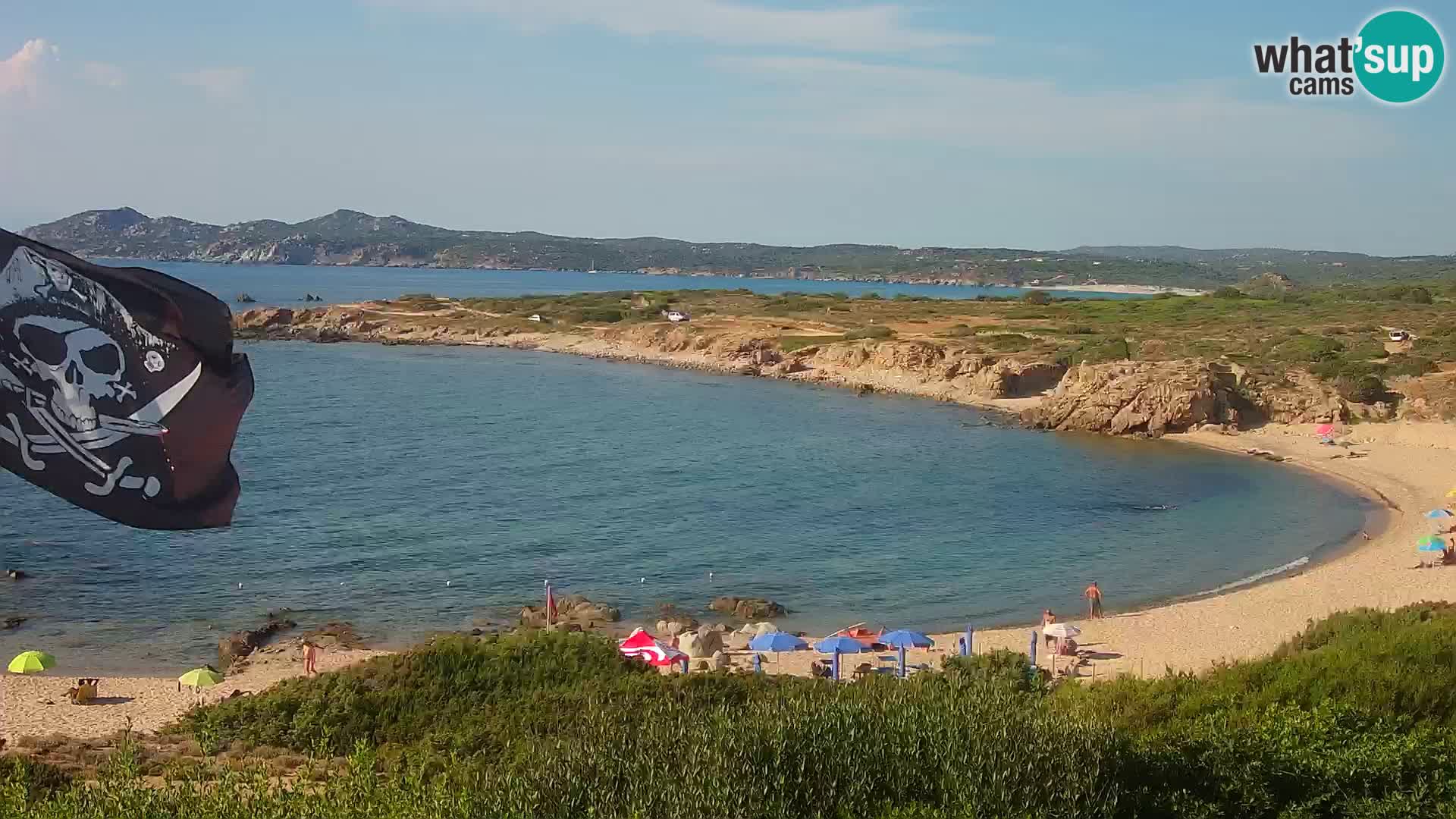 Web kamera uživo Cala Pischina plaža – Aglientu – Sardinija