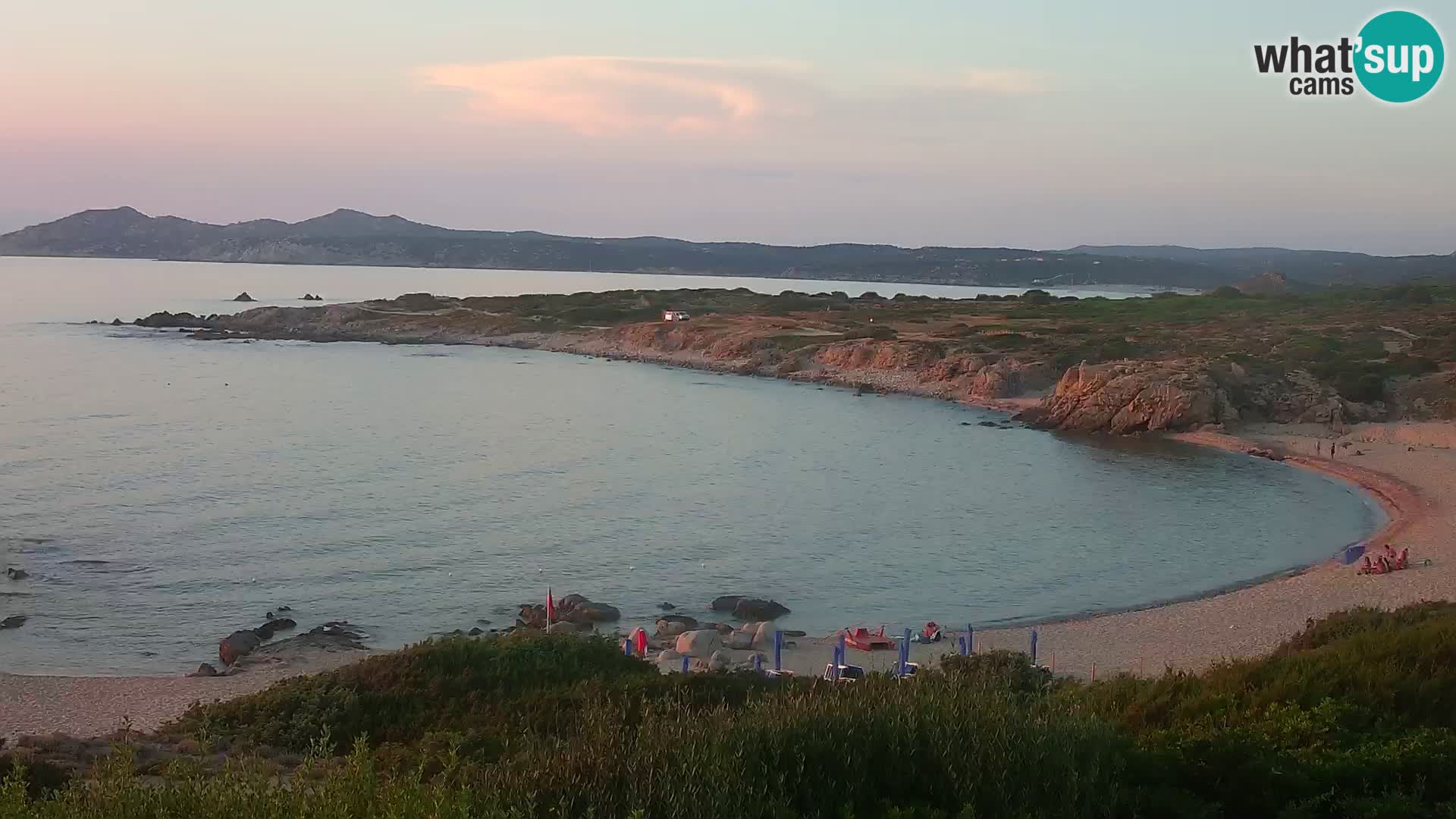 Cámara web en vivo Playa de Cala Pischina – Aglientu – Cerdeña