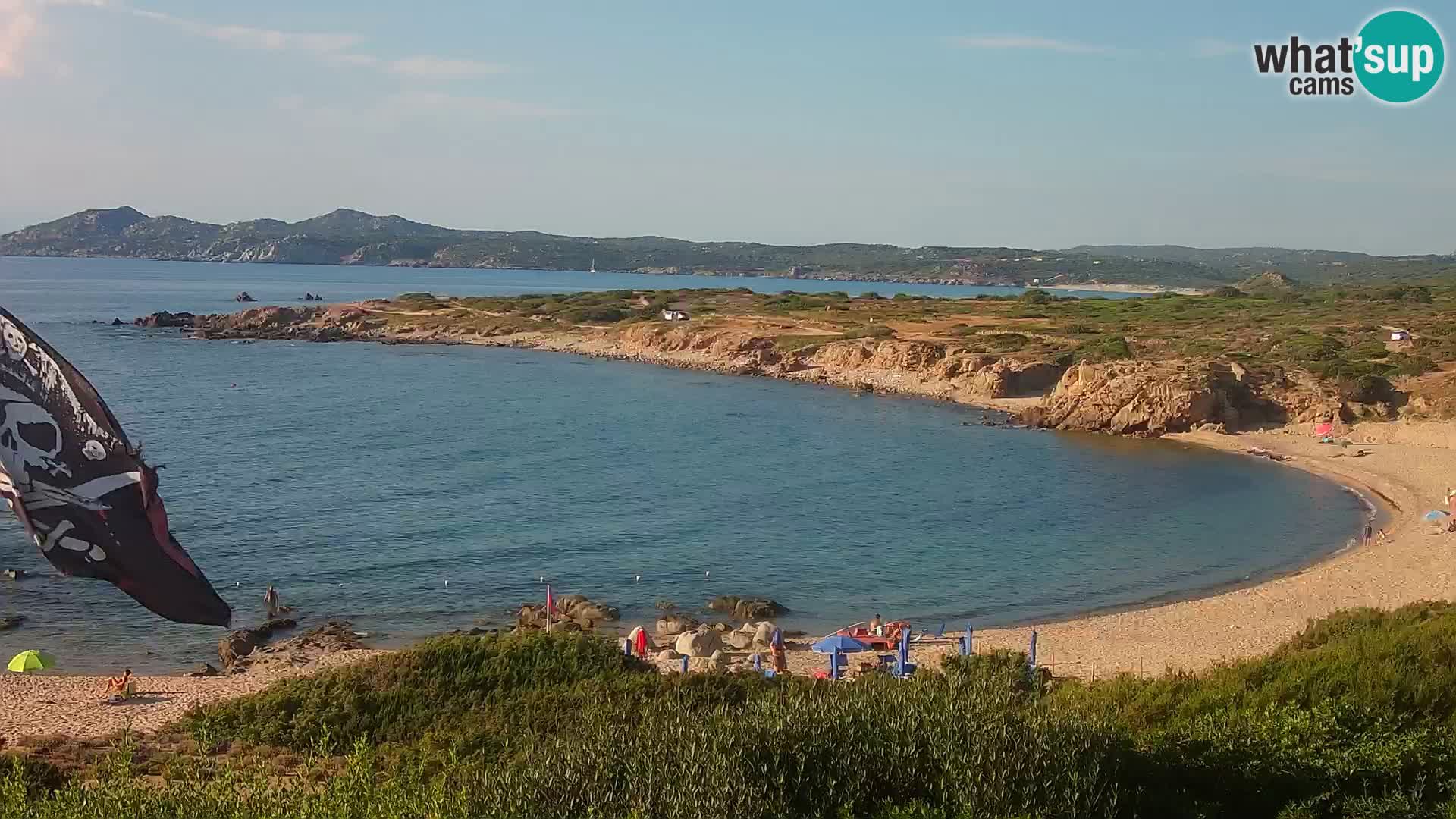 Live webcam Cala Pischina beach – Aglientu – Sardinia