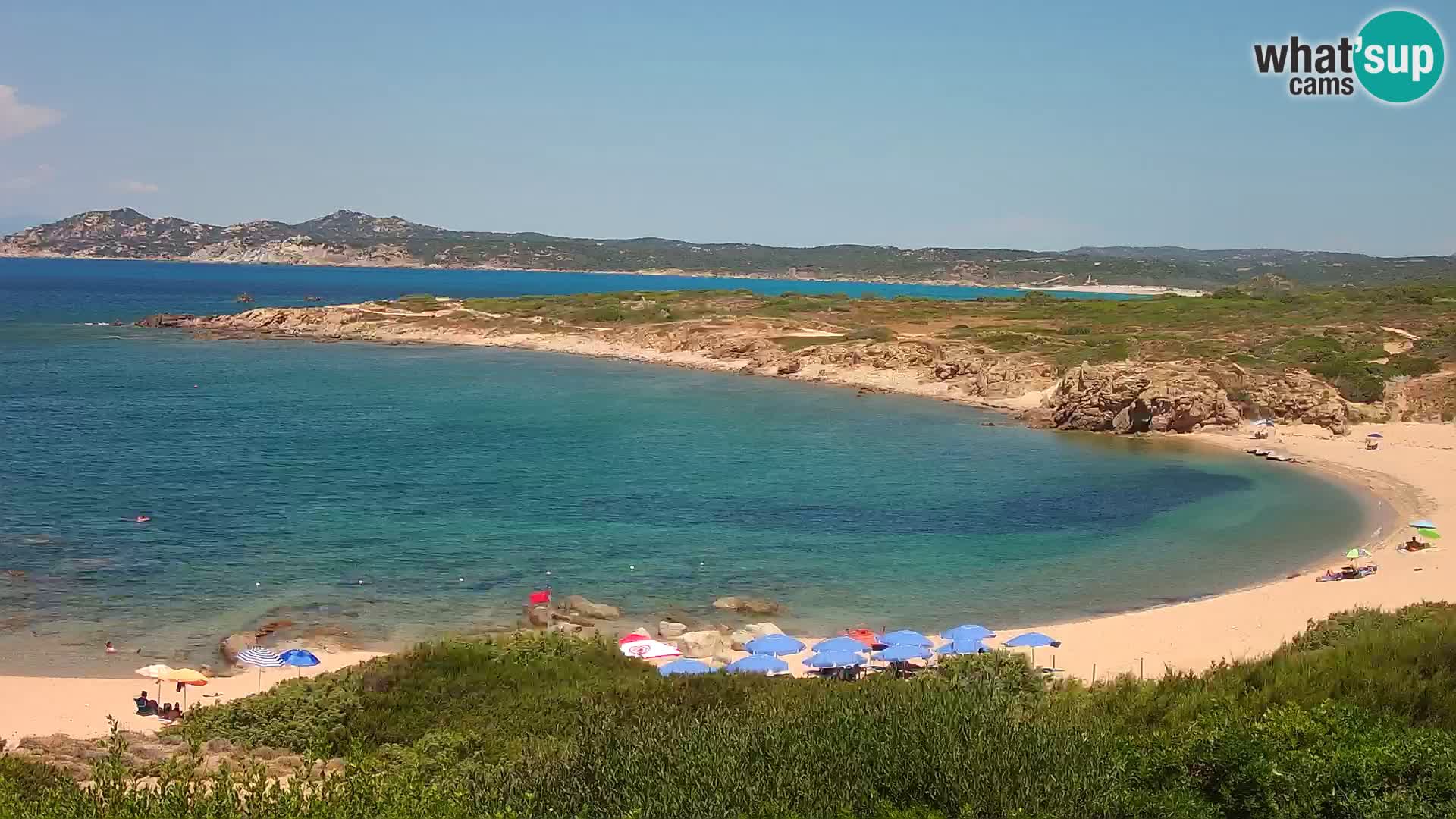 Live webcam Spiaggia di Cala Pischina – Aglientu – Sardegna